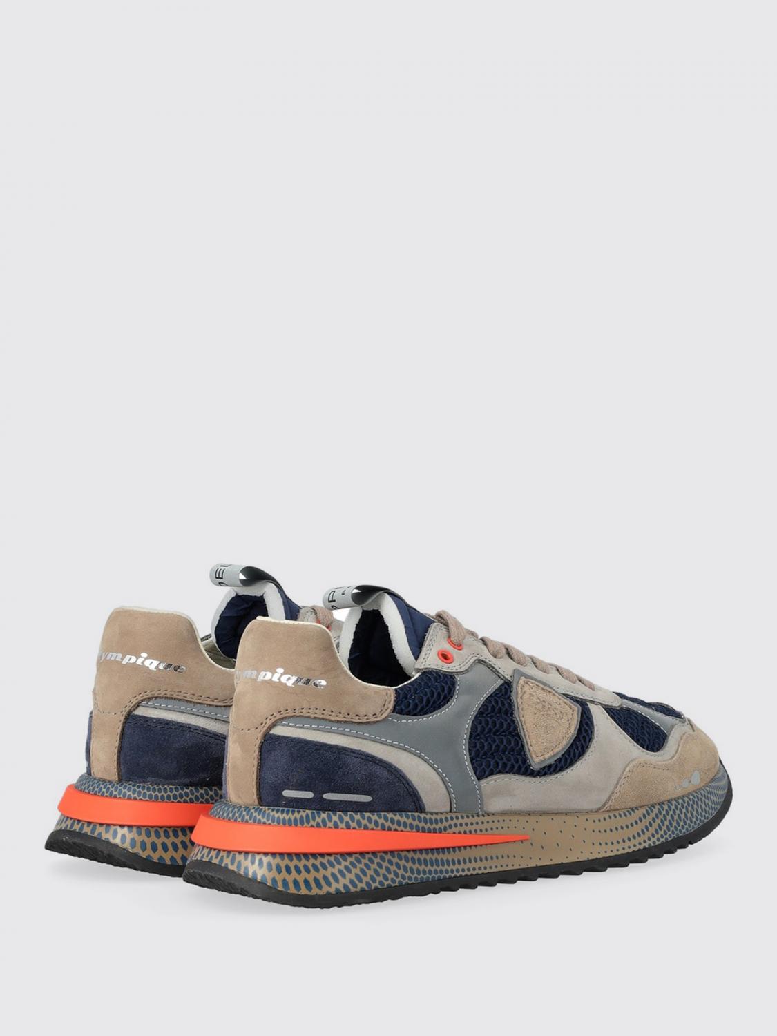 PHILIPPE MODEL SNEAKERS: Sneakers herren Philippe Model, Blau - Img 3