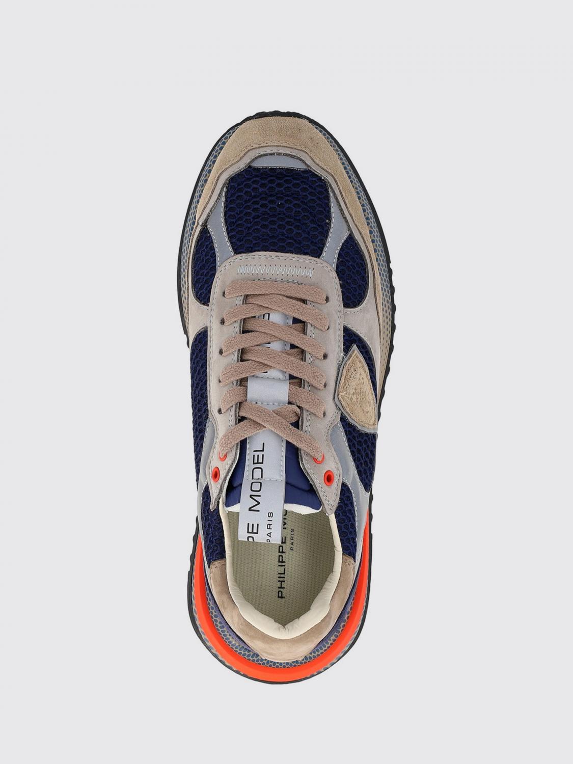 PHILIPPE MODEL SNEAKERS: Sneakers herren Philippe Model, Blau - Img 4