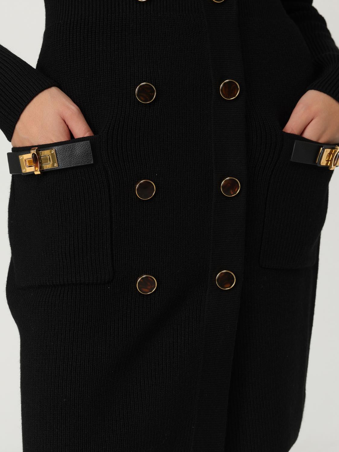 ELISABETTA FRANCHI VESTIDO: Vestido mujer Elisabetta Franchi, Negro - Img 3