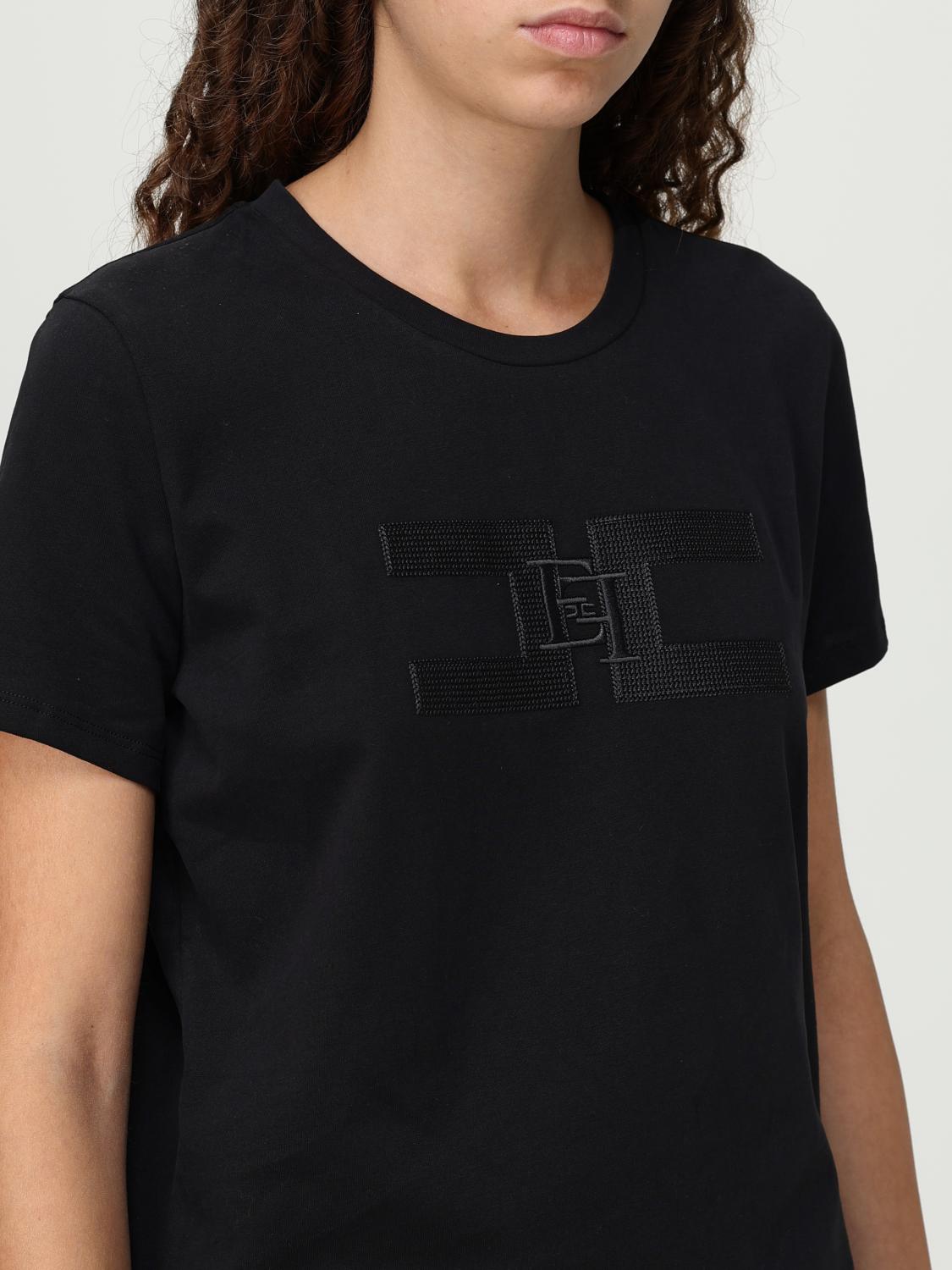 ELISABETTA FRANCHI CAMISETA: Camiseta mujer Elisabetta Franchi, Negro - Img 3