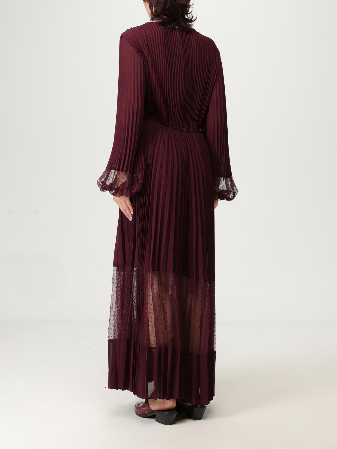 TWINSET KLEID: Kleider damen Twinset, Burgunderrot - Img 2