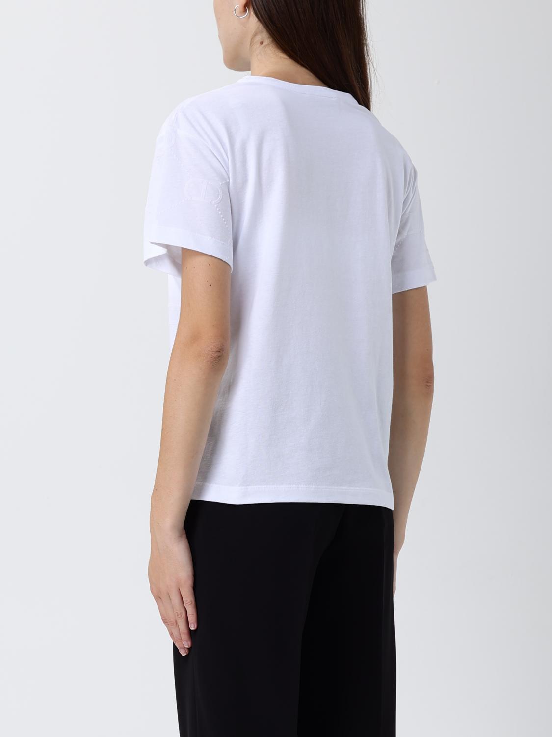 TWINSET T-SHIRT: T-shirt damen Twinset, Weiß - Img 2