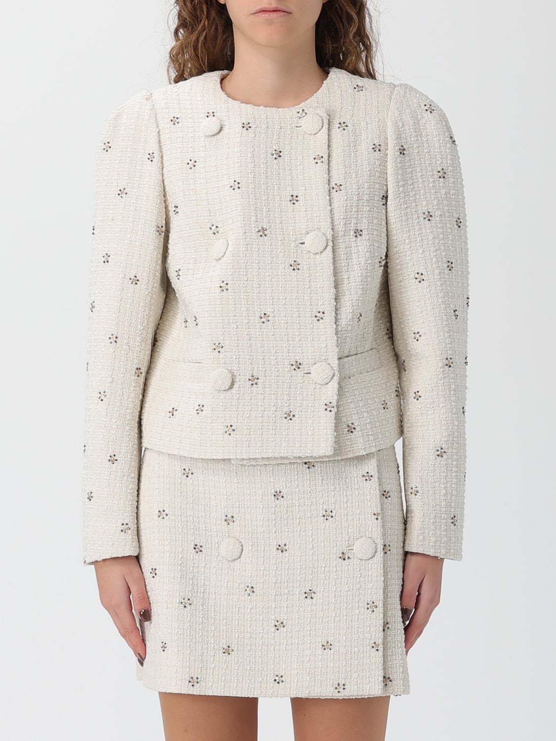 ACTITUDE TWINSET JACKE: Blazer damen Actitude Twinset, Ice - Img 1