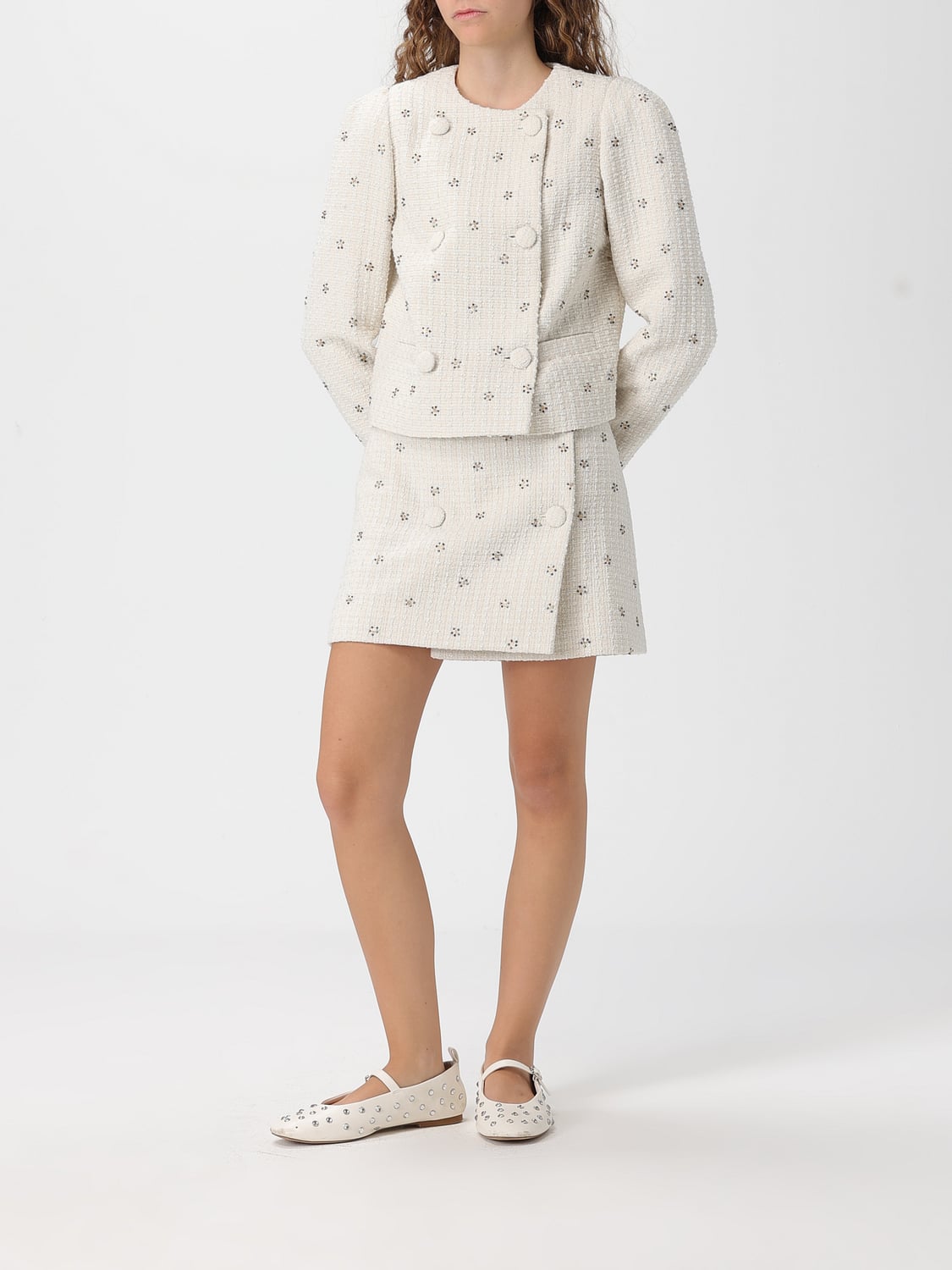 ACTITUDE TWINSET JACKE: Blazer damen Actitude Twinset, Ice - Img 2