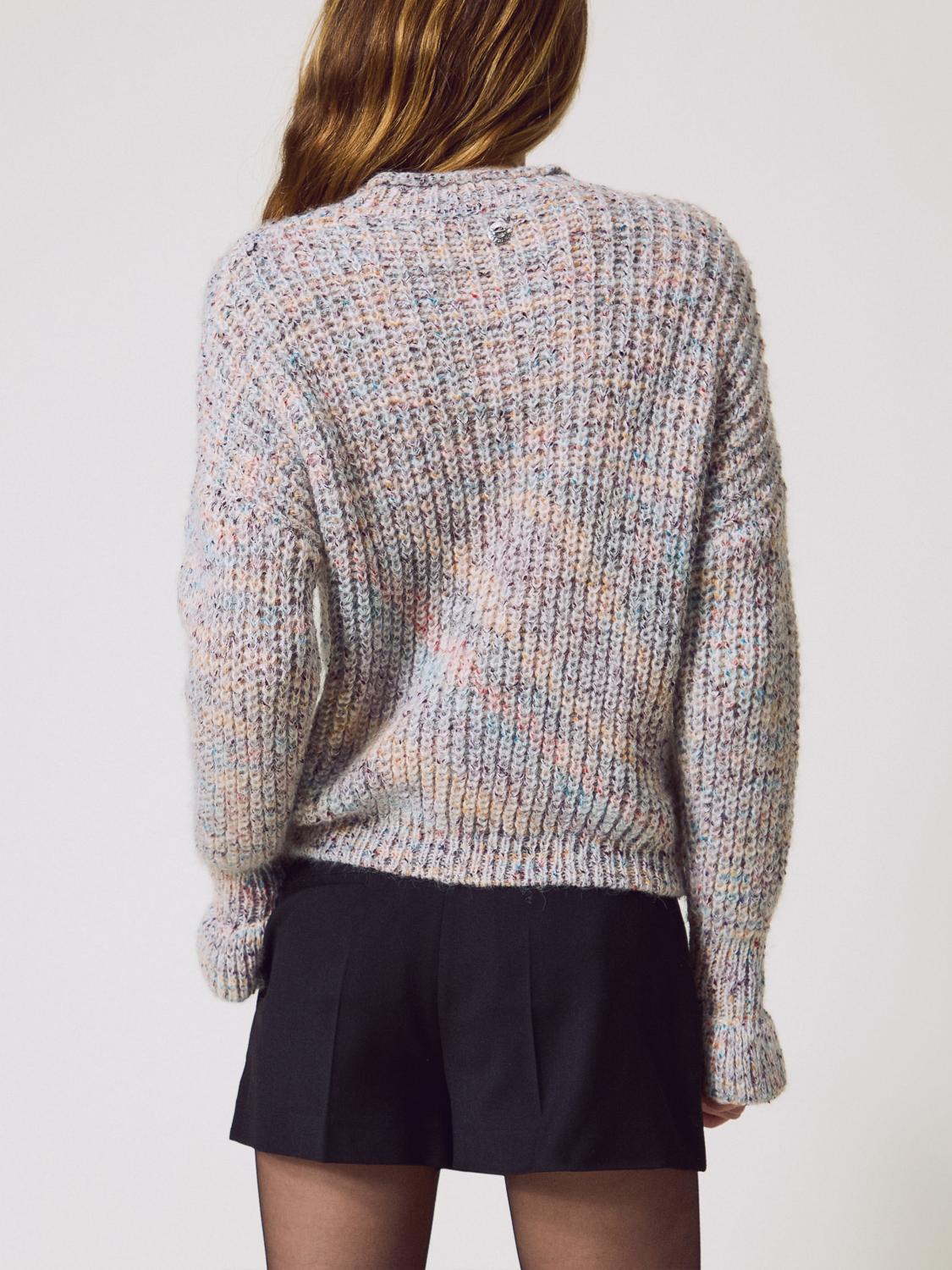 ACTITUDE TWINSET PULL: Pull femme Actitude Twinset, Multicolore - Img 3