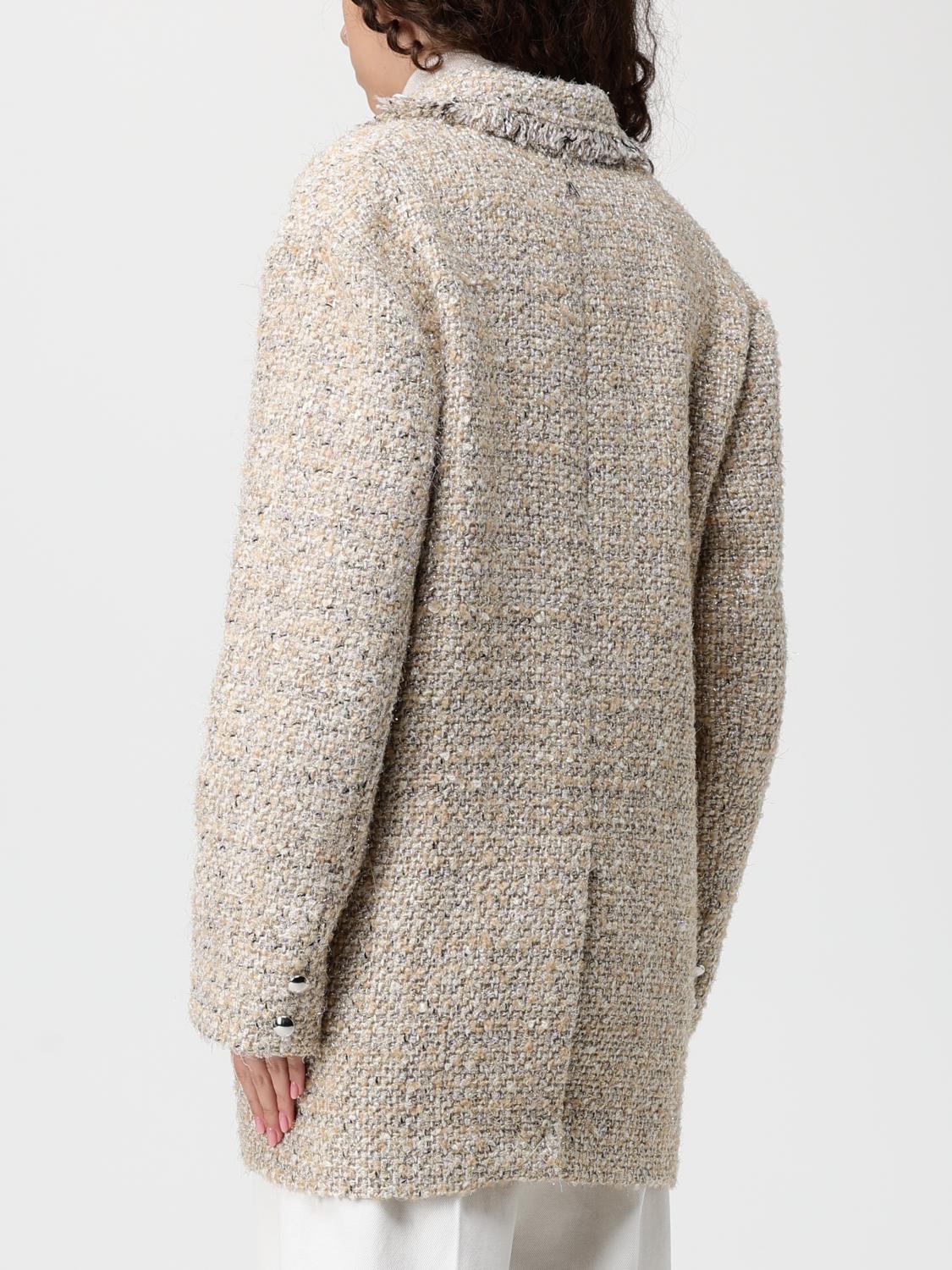 ACTITUDE TWINSET ABRIGO: Abrigo mujer Actitude Twinset, Oro - Img 2