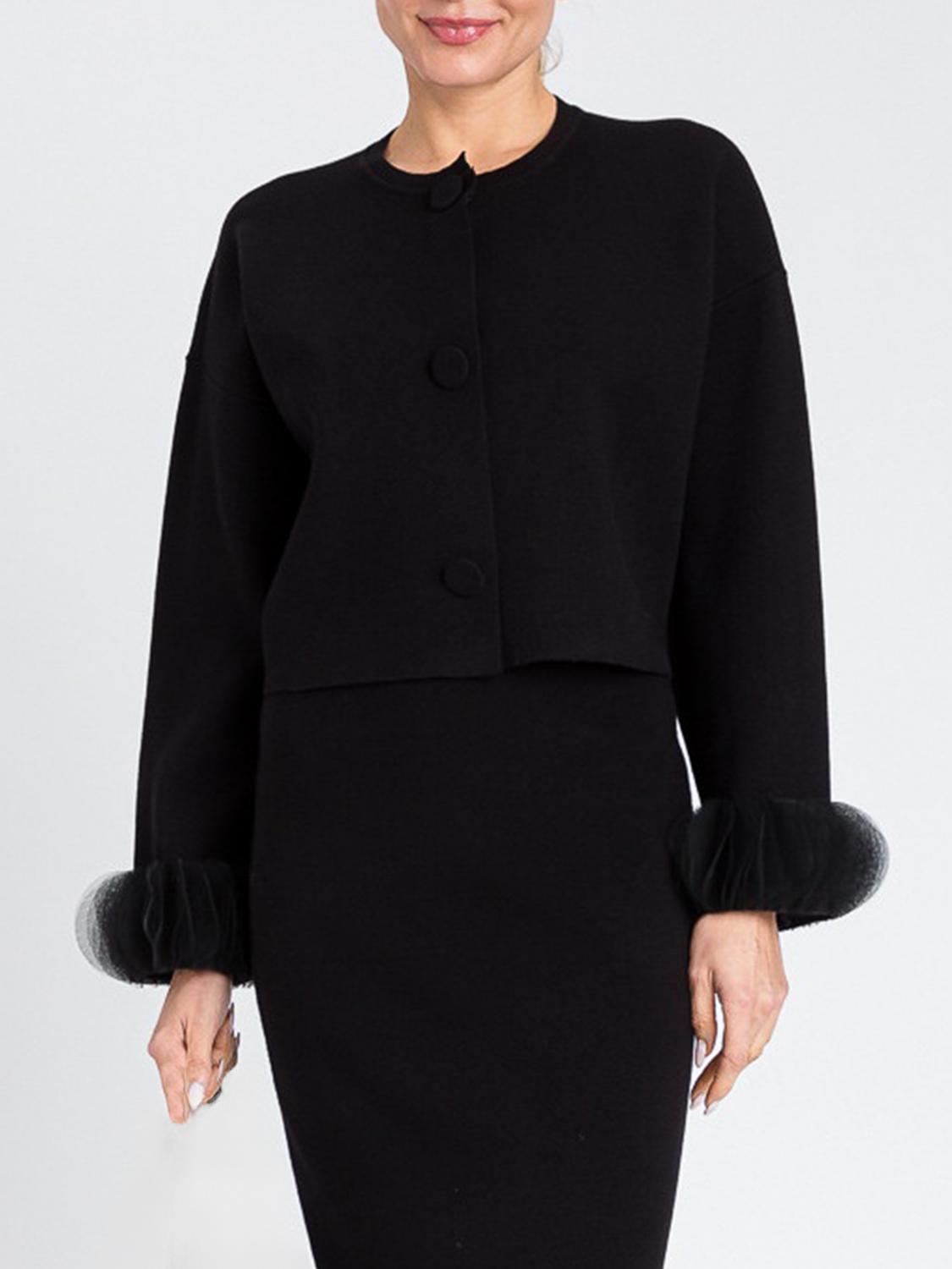 ACTITUDE TWINSET CHAQUETA: Americana mujer Actitude Twinset, Negro - Img 1
