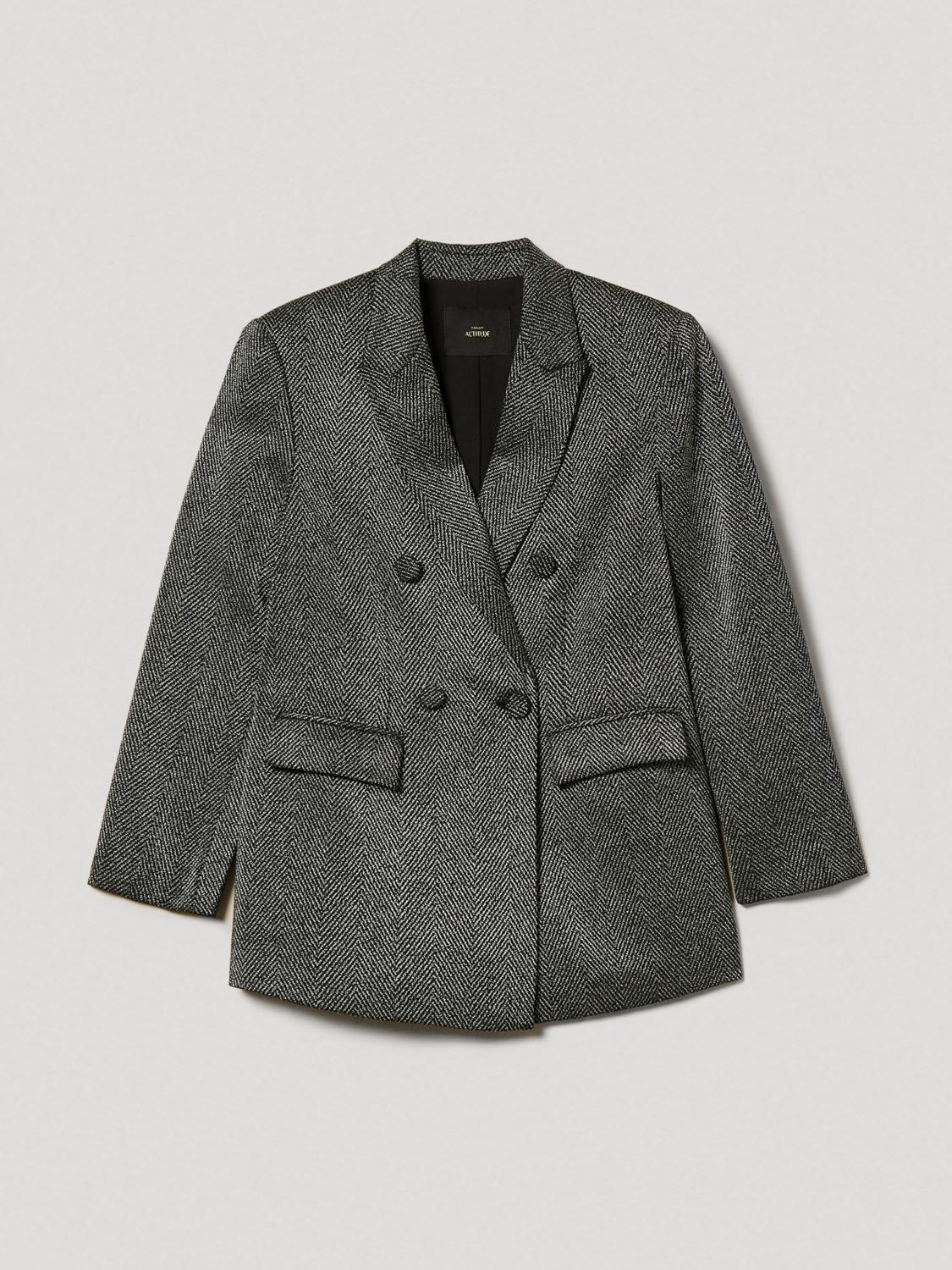 ACTITUDE TWINSET CHAQUETA: Americana mujer Actitude Twinset, Negro - Img 5