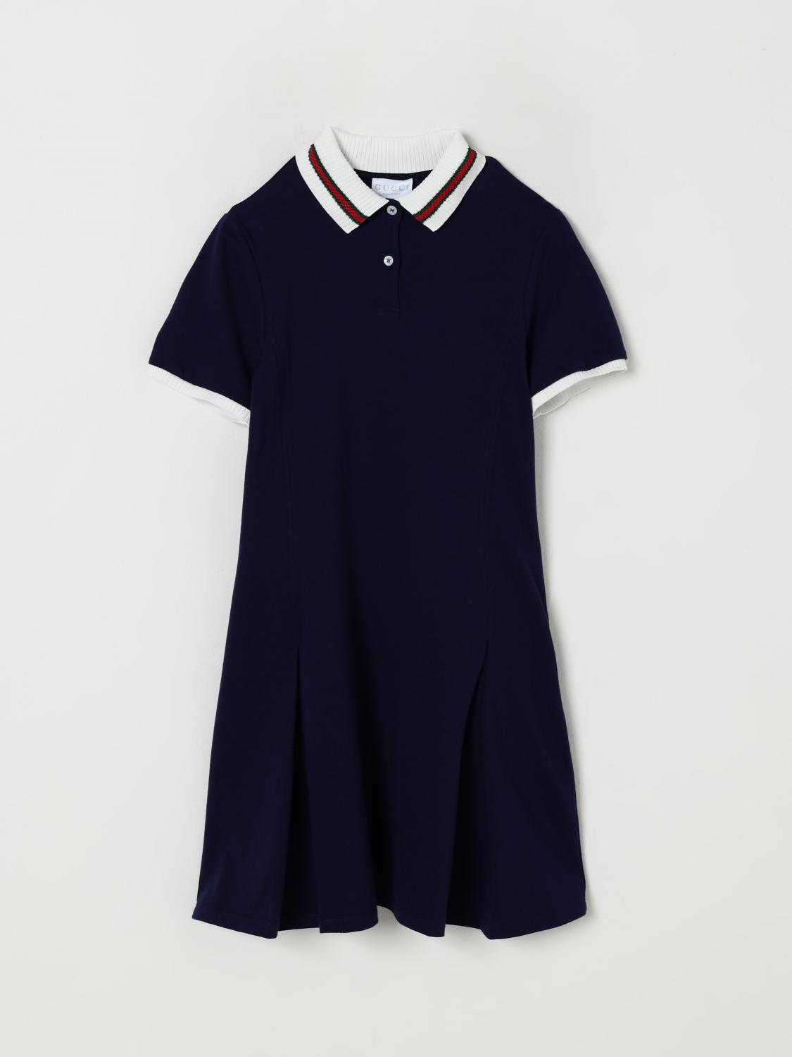Gucci Dress kids - Blue | 828784XJHDT | GIGLIO.COM