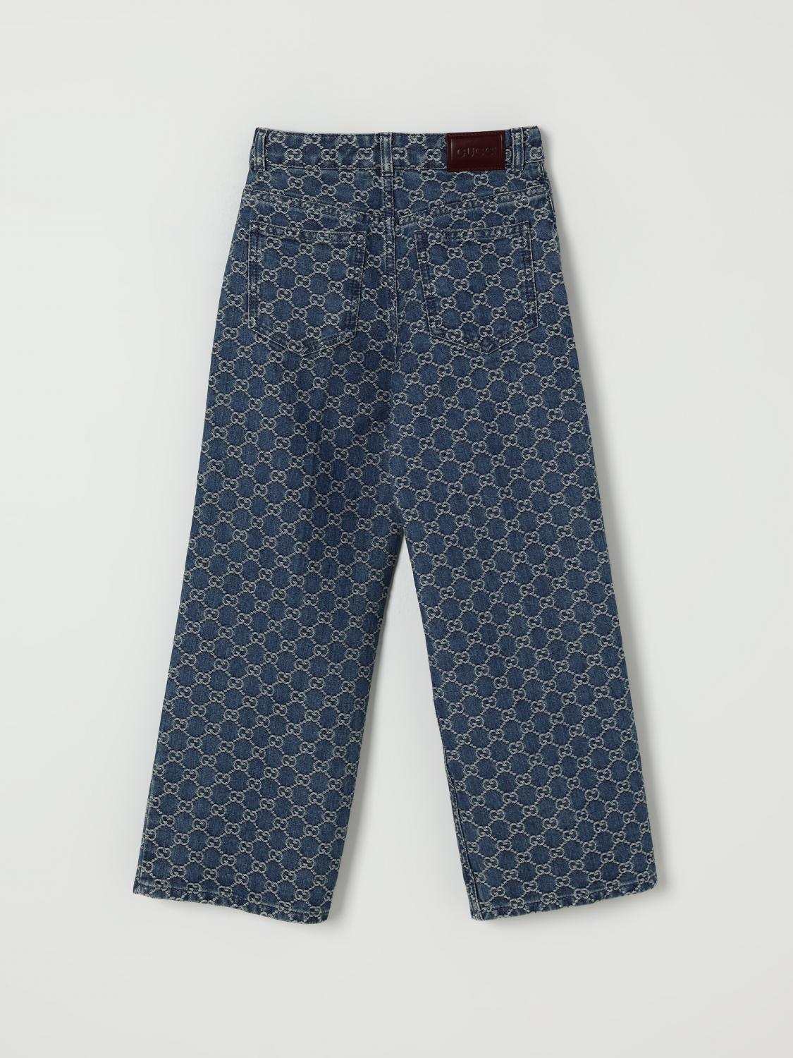 GUCCI JEANS: Pantalón niños Gucci, Denim - Img 2
