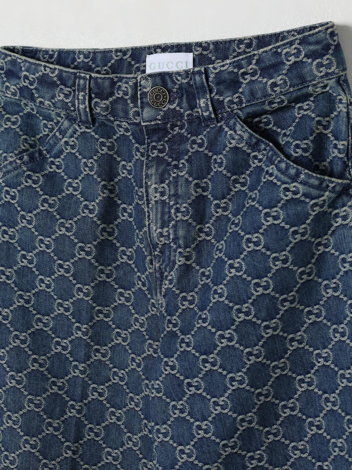 GUCCI JEANS: Pantalón niños Gucci, Denim - Img 3