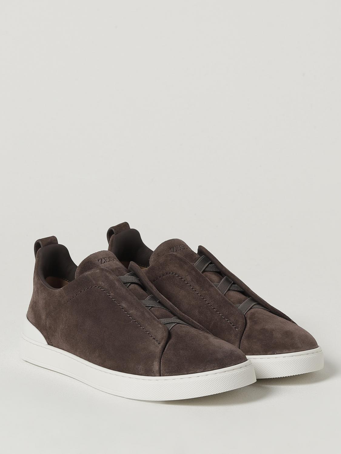 ZEGNA SNEAKERS: Sneakers men Zegna, Brown - Img 2