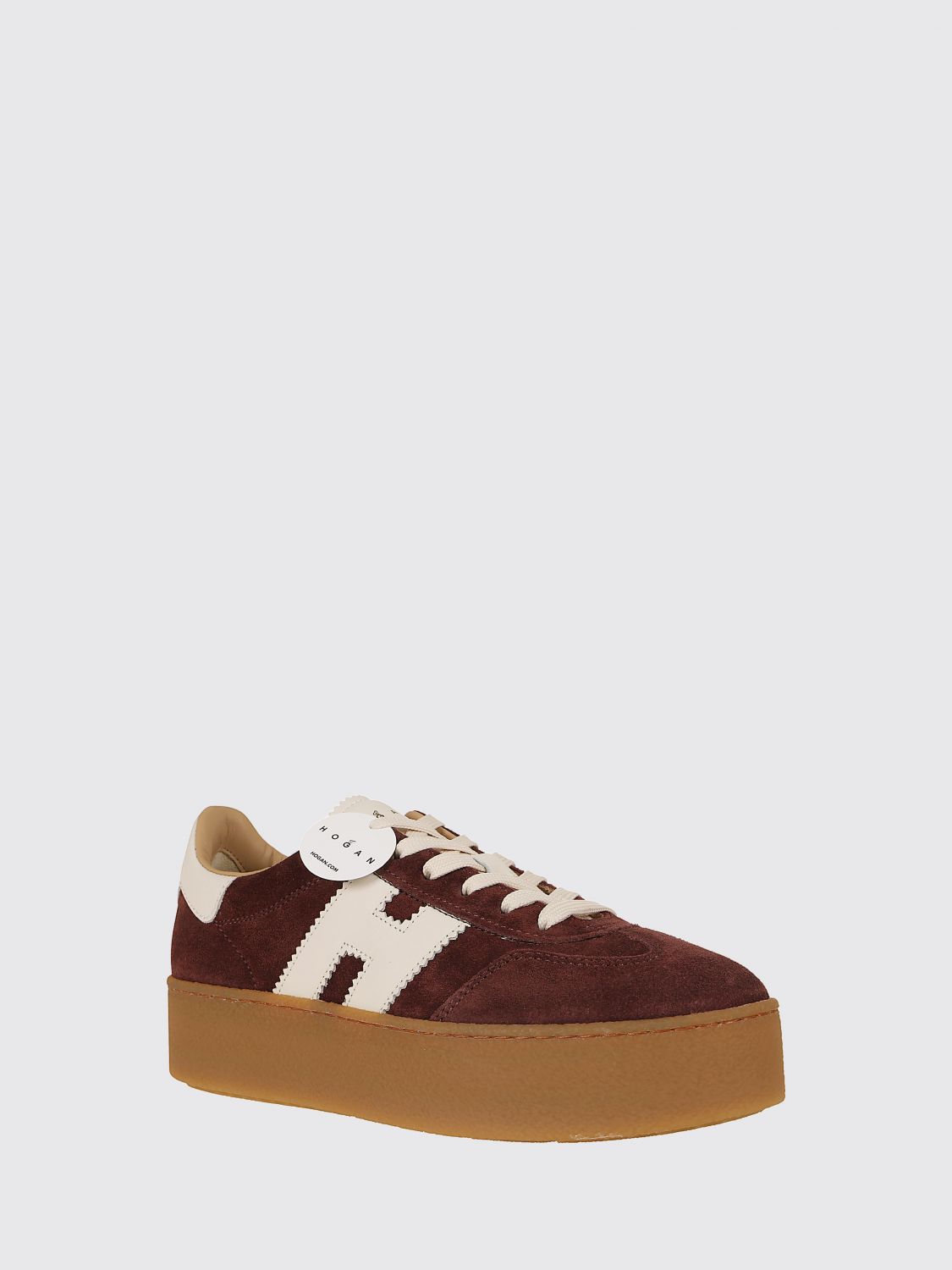 HOGAN SNEAKERS: Cool H698 Wildleder-Sneakers Hogan, Burgunderrot - Img 2
