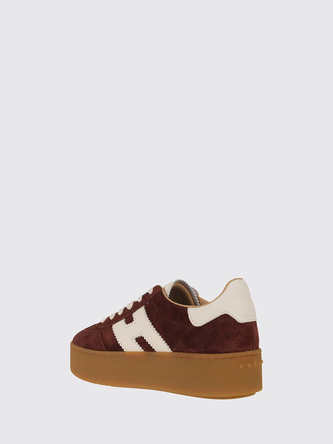 HOGAN SNEAKERS: Cool H698 Wildleder-Sneakers Hogan, Burgunderrot - Img 3