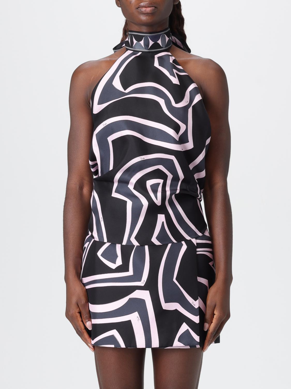 Top femme Pucci - Noir