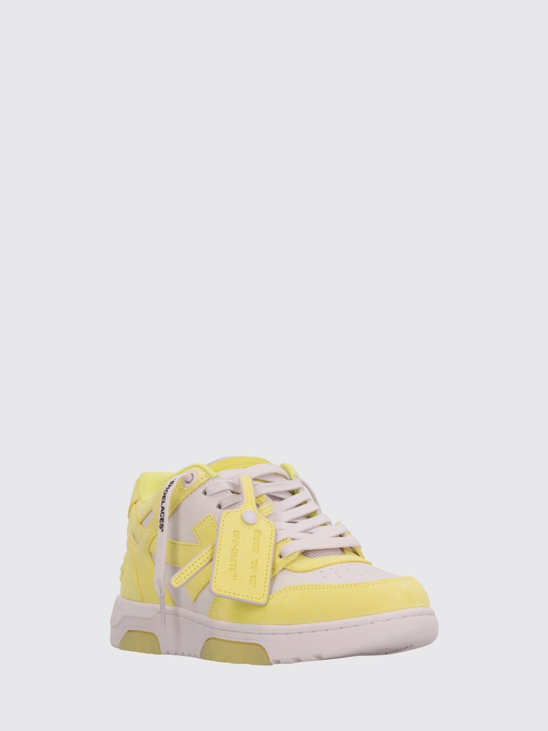 OFF-WHITE SNEAKERS: Out Of Office Sneakers Off-White aus Leder, Grau - Img 2