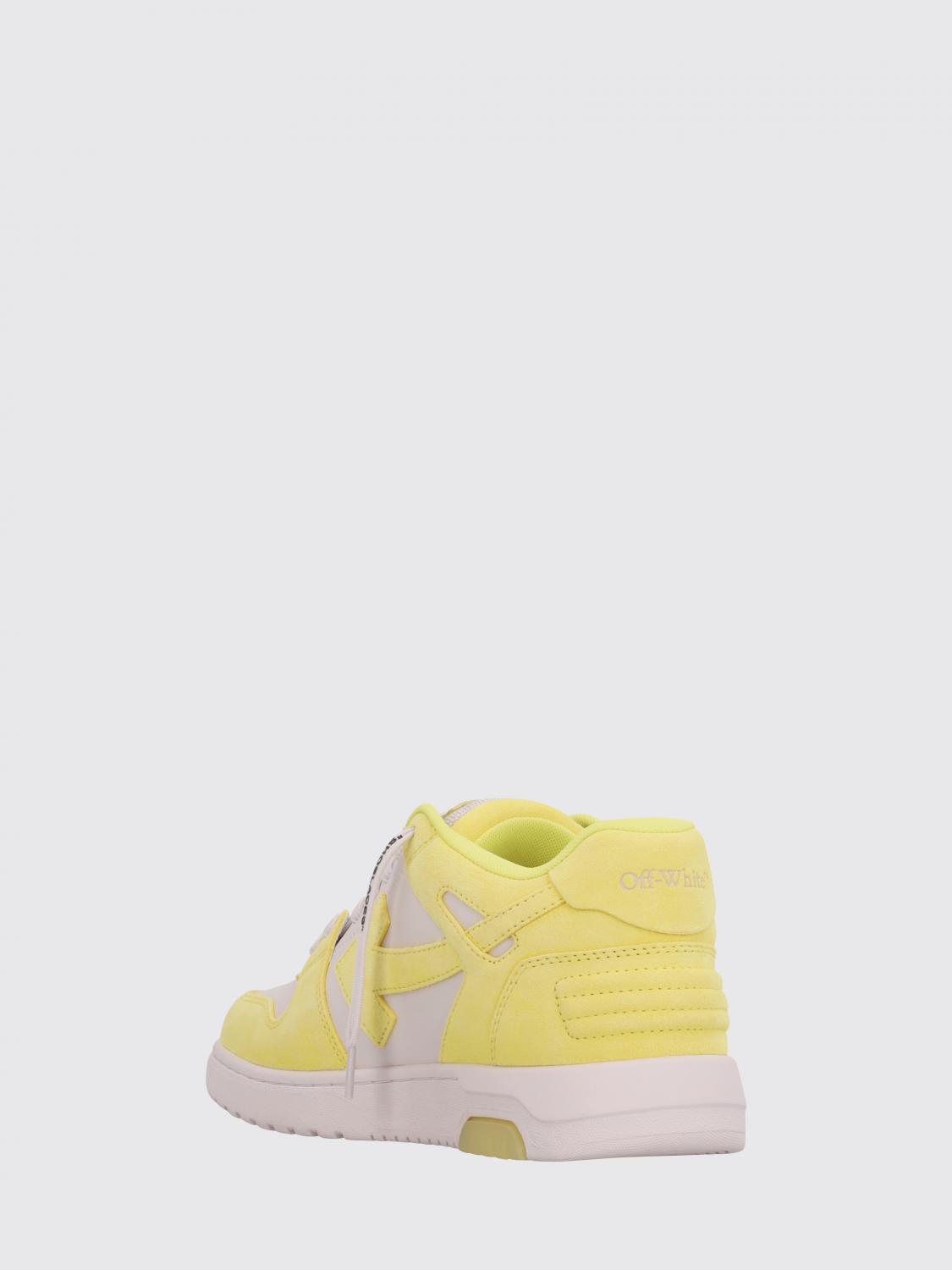 OFF-WHITE SNEAKERS: Out Of Office Sneakers Off-White aus Leder, Grau - Img 3