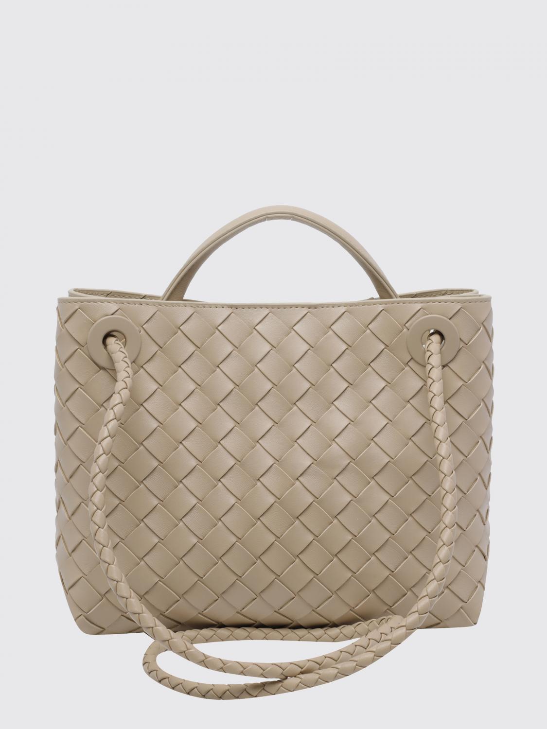 BOTTEGA VENETA HANDTASCHE: Kleine Andiamo Tasche aus geflochtenem Leder Bottega Veneta, Sand - Img 2