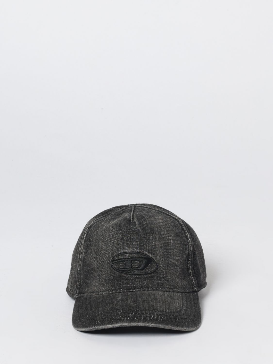 DIESEL HAT: C-Enic Used Denim Hat Diesel, Black - Img 2