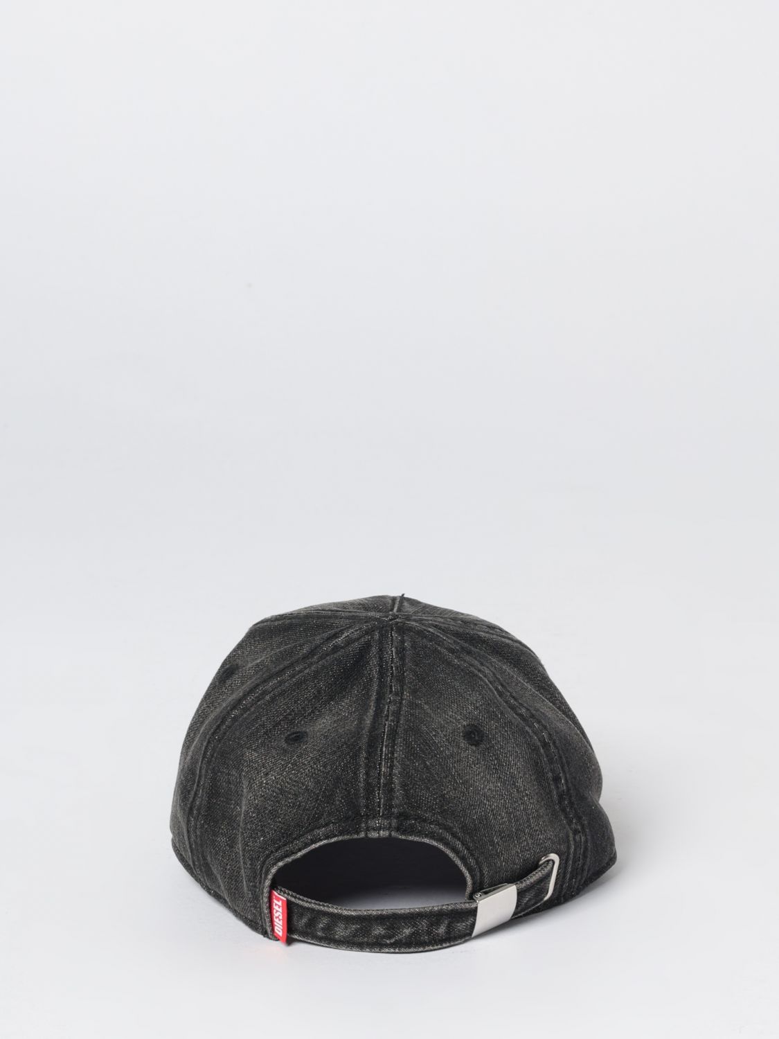 DIESEL HAT: C-Enic Used Denim Hat Diesel, Black - Img 3