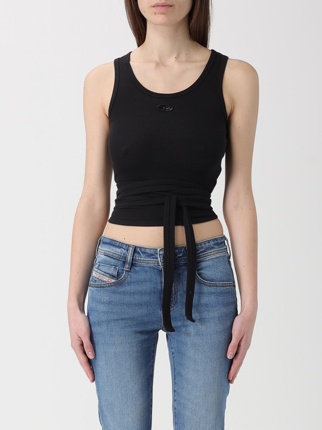 DIESEL TOP: Top damen Diesel, Schwarz - Img 1