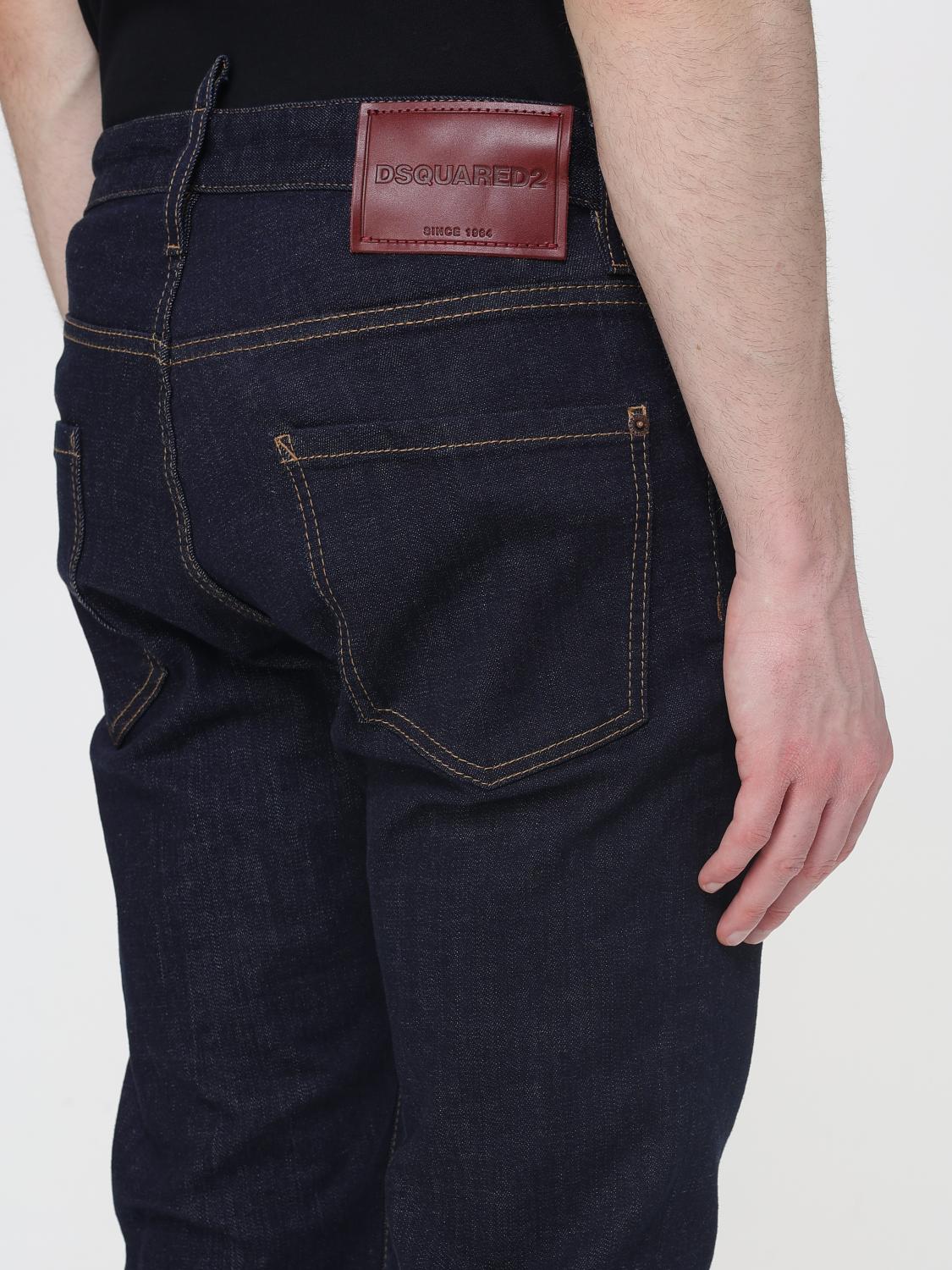 DSQUARED2 JEANS: Jeans men Dsquared2, Navy - Img 3