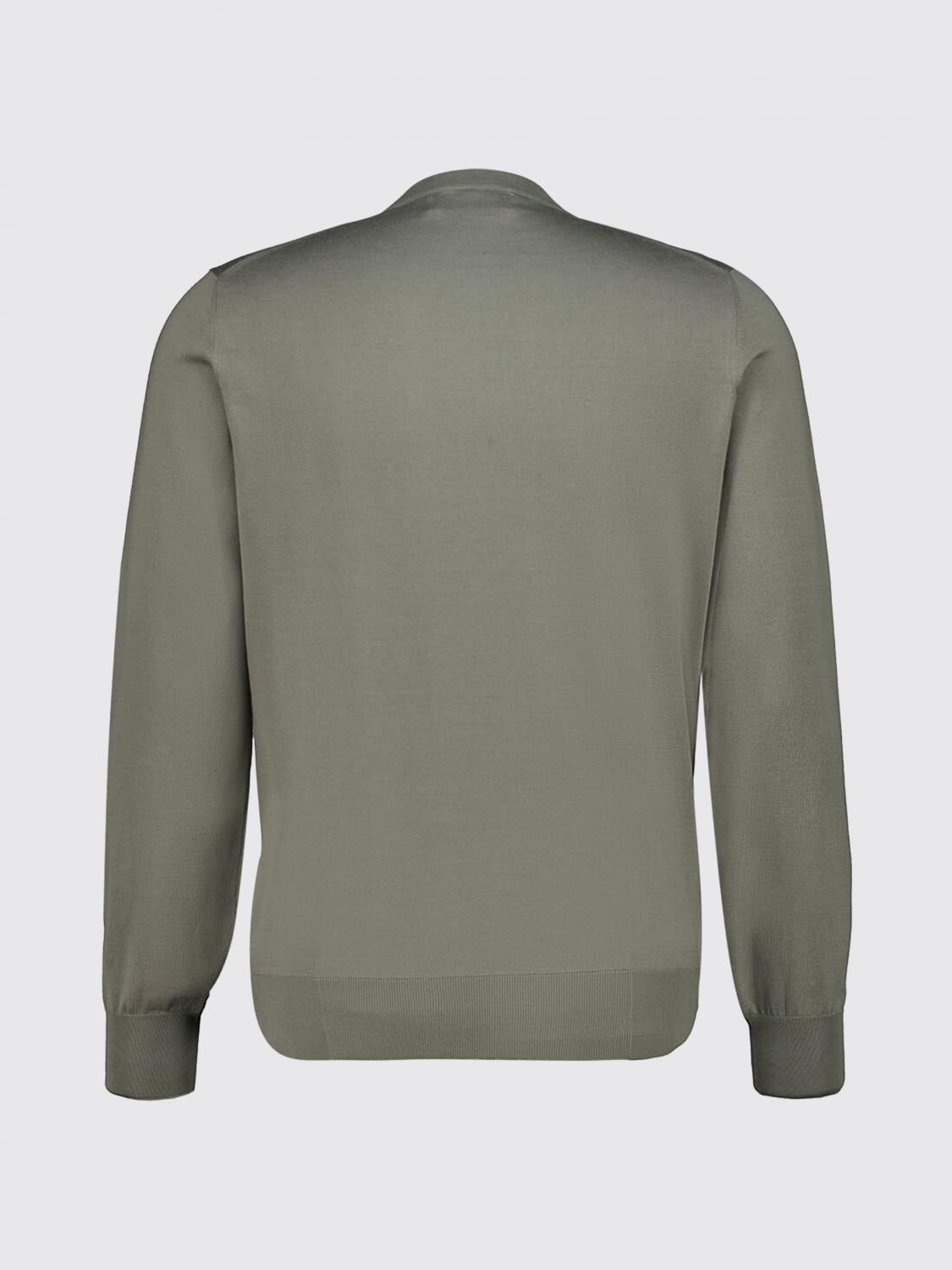 BRUNELLO CUCINELLI PULLOVER: Rundhalspullover aus Baumwolle Brunello Cucinelli, Kaki - Img 3