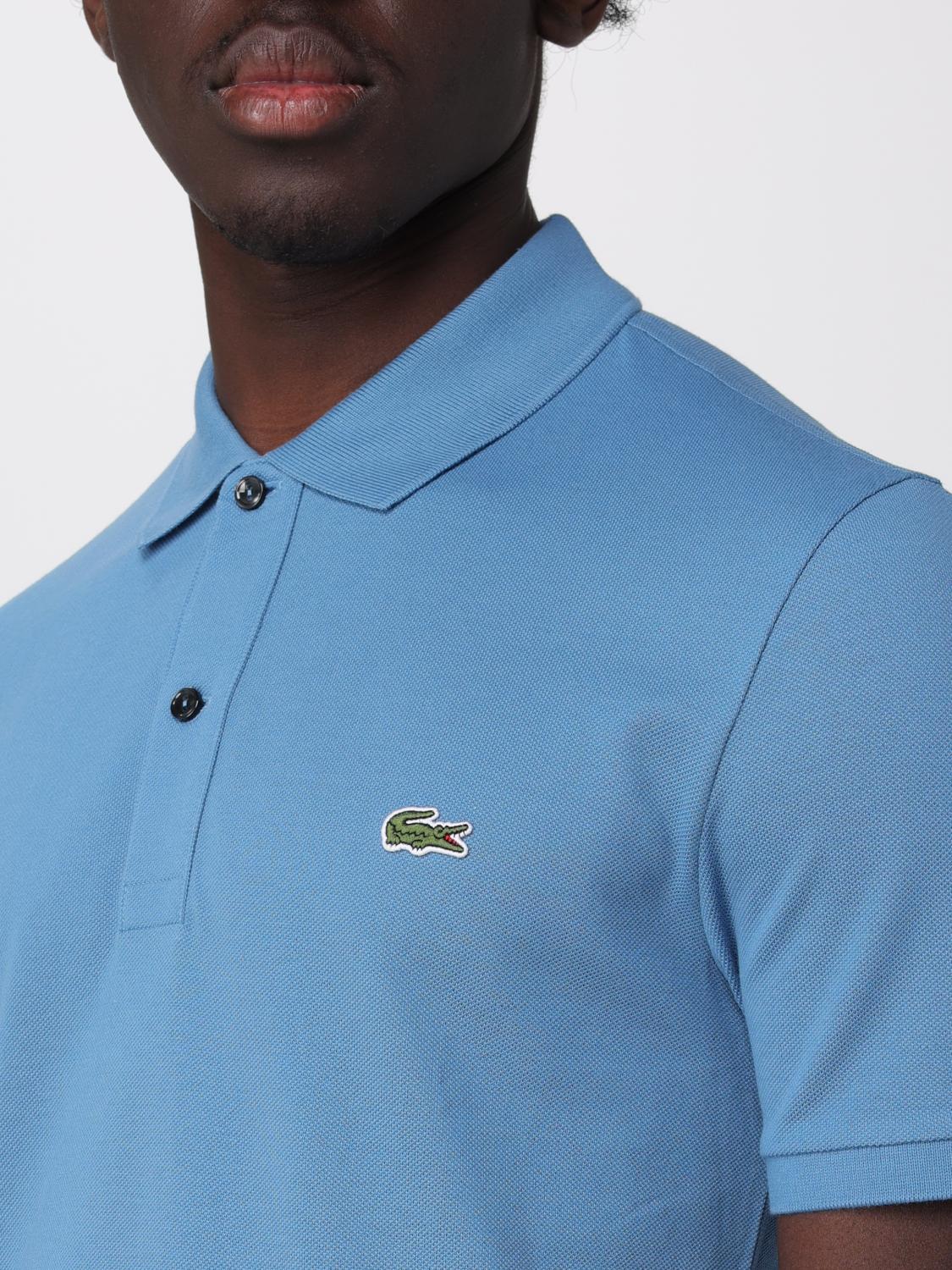 LACOSTE POLO: Polo slim fit de algodón piqué Lacoste, Azul Oscuro 1 - Img 3