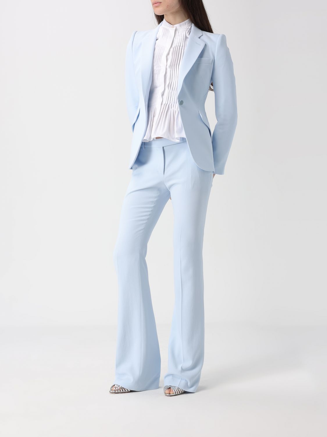 MCQUEEN BLAZER: Blazer woman McQueen, Sky Blue - Img 2