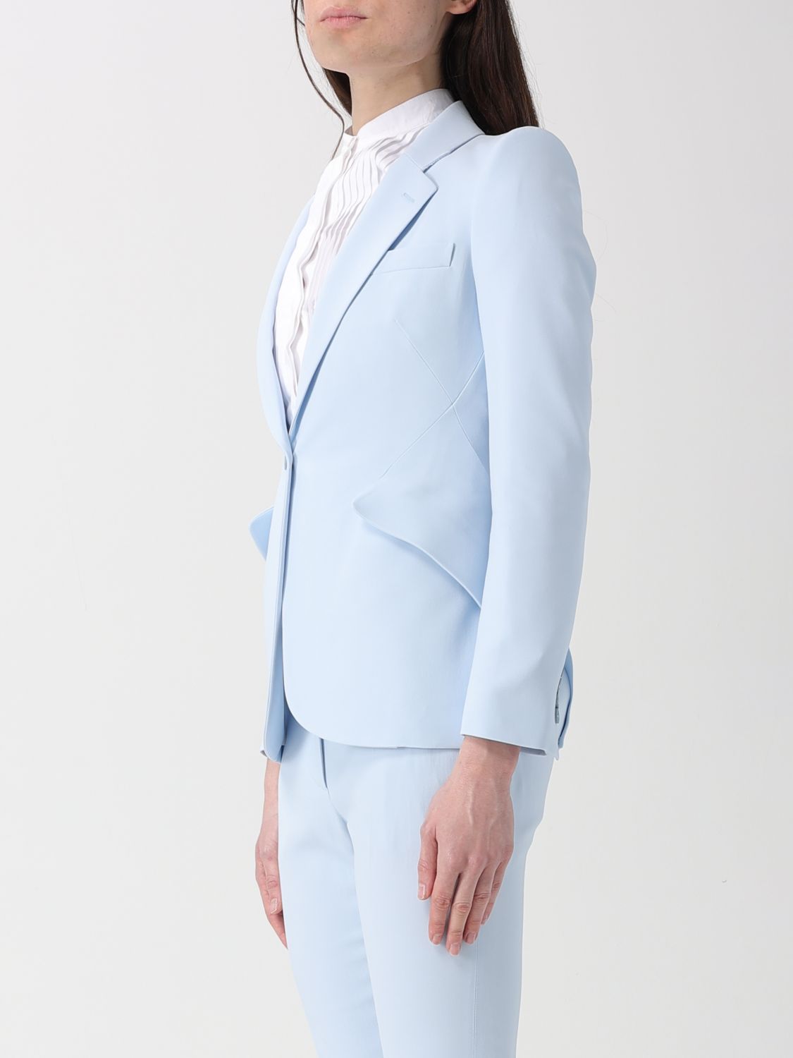 MCQUEEN BLAZER: Blazer woman McQueen, Sky Blue - Img 4