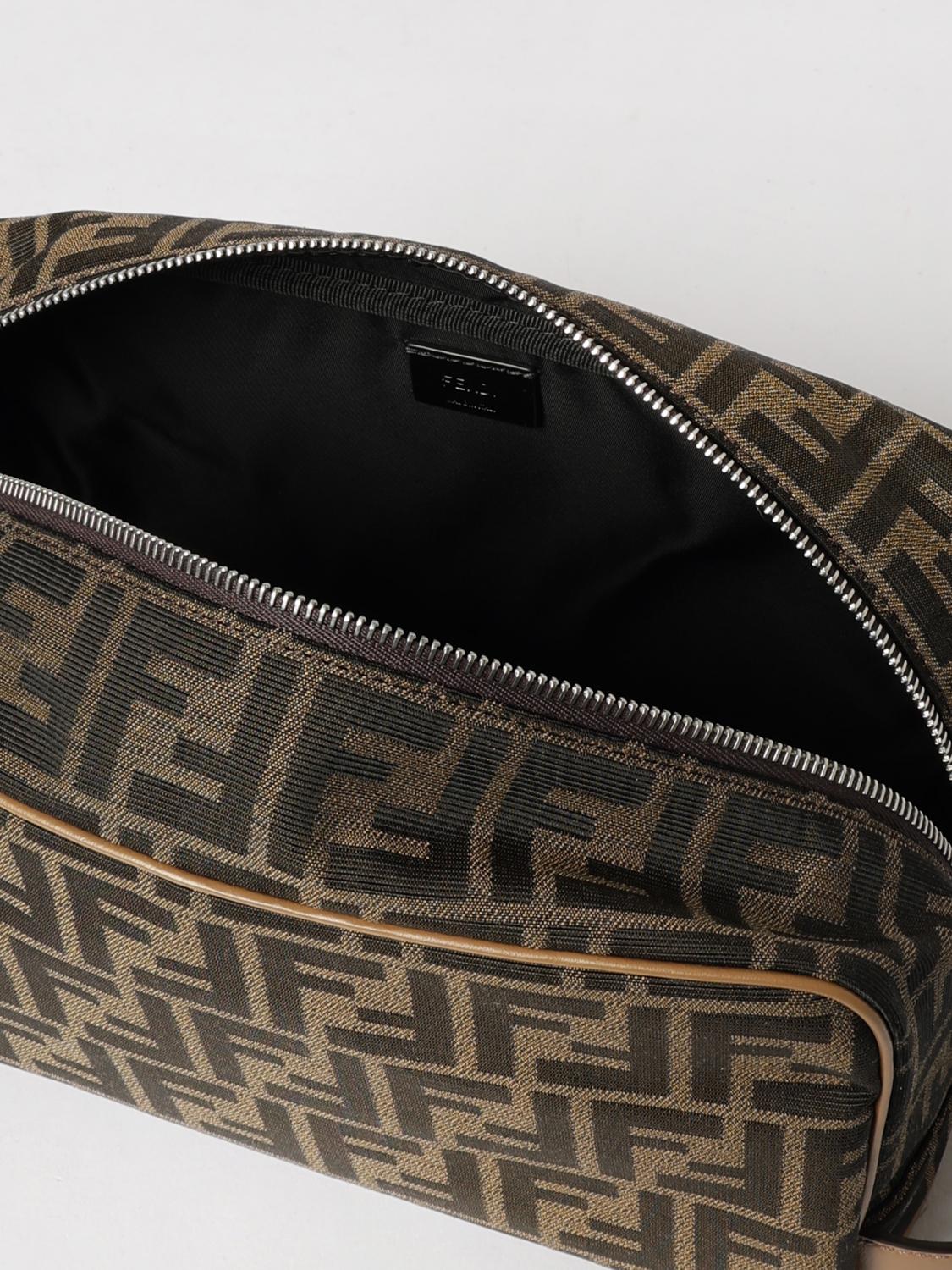 FENDI BEAUTY ACCESSORIES: Bag men Fendi, Black - Img 4