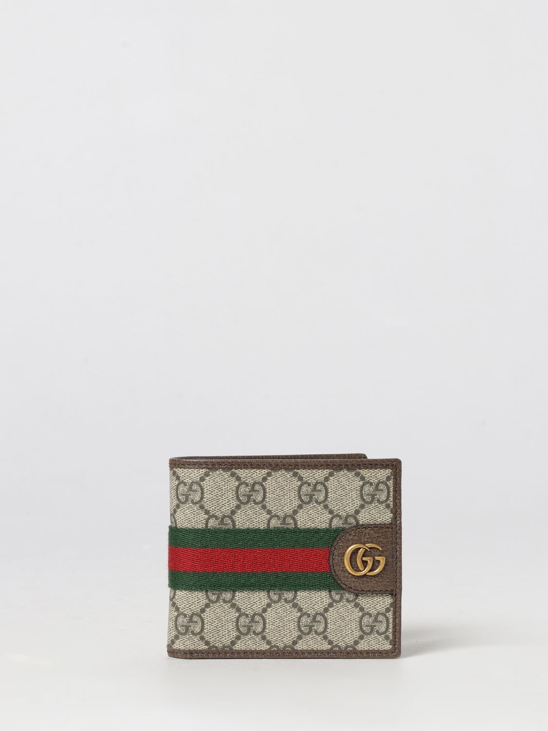 GUCCI 지갑: 지갑 남성 Gucci, 브라운 - Img 1