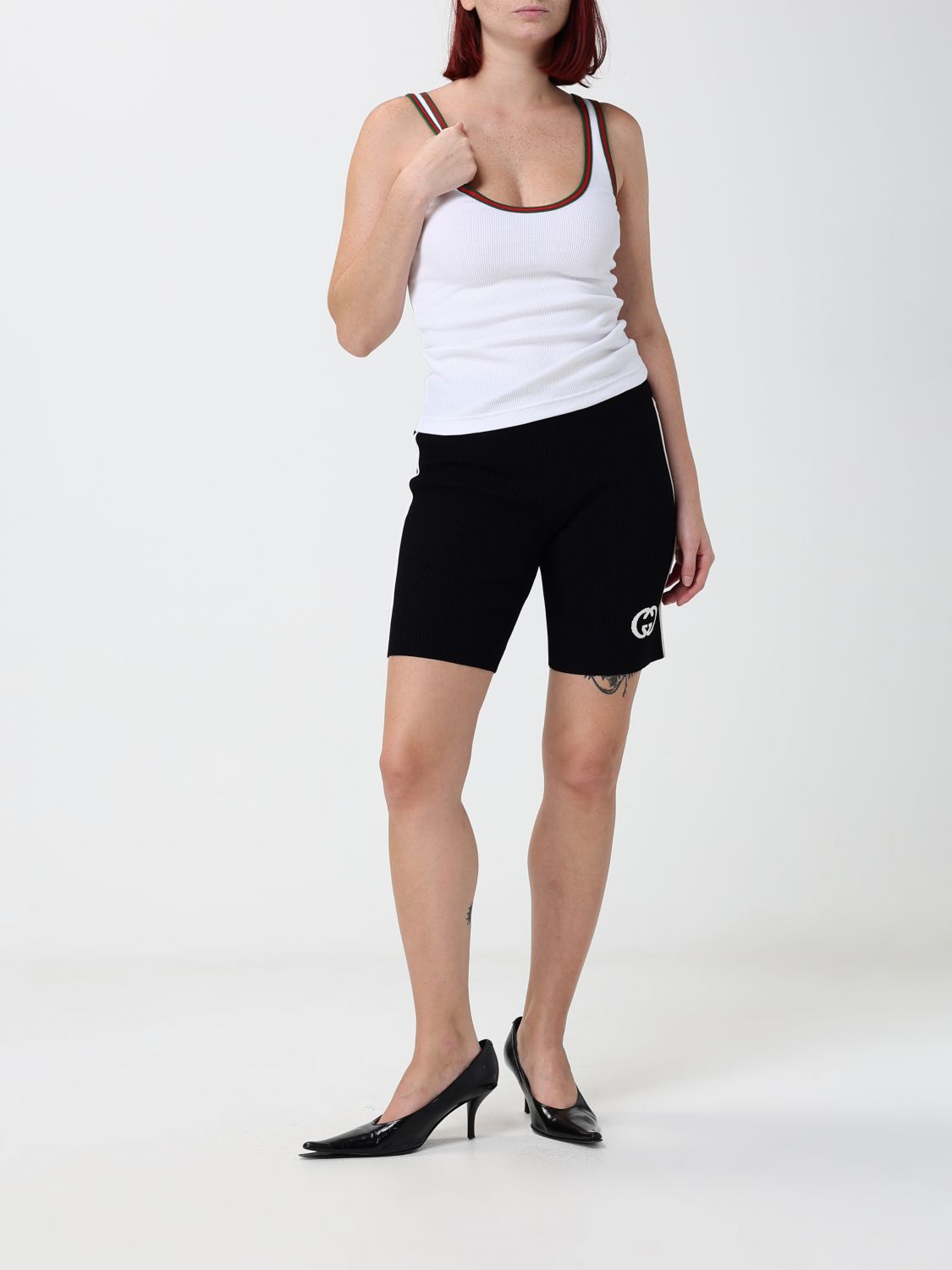 GUCCI PANTALONES CORTOS: Pantalones cortos mujer Gucci, Negro - Img 2