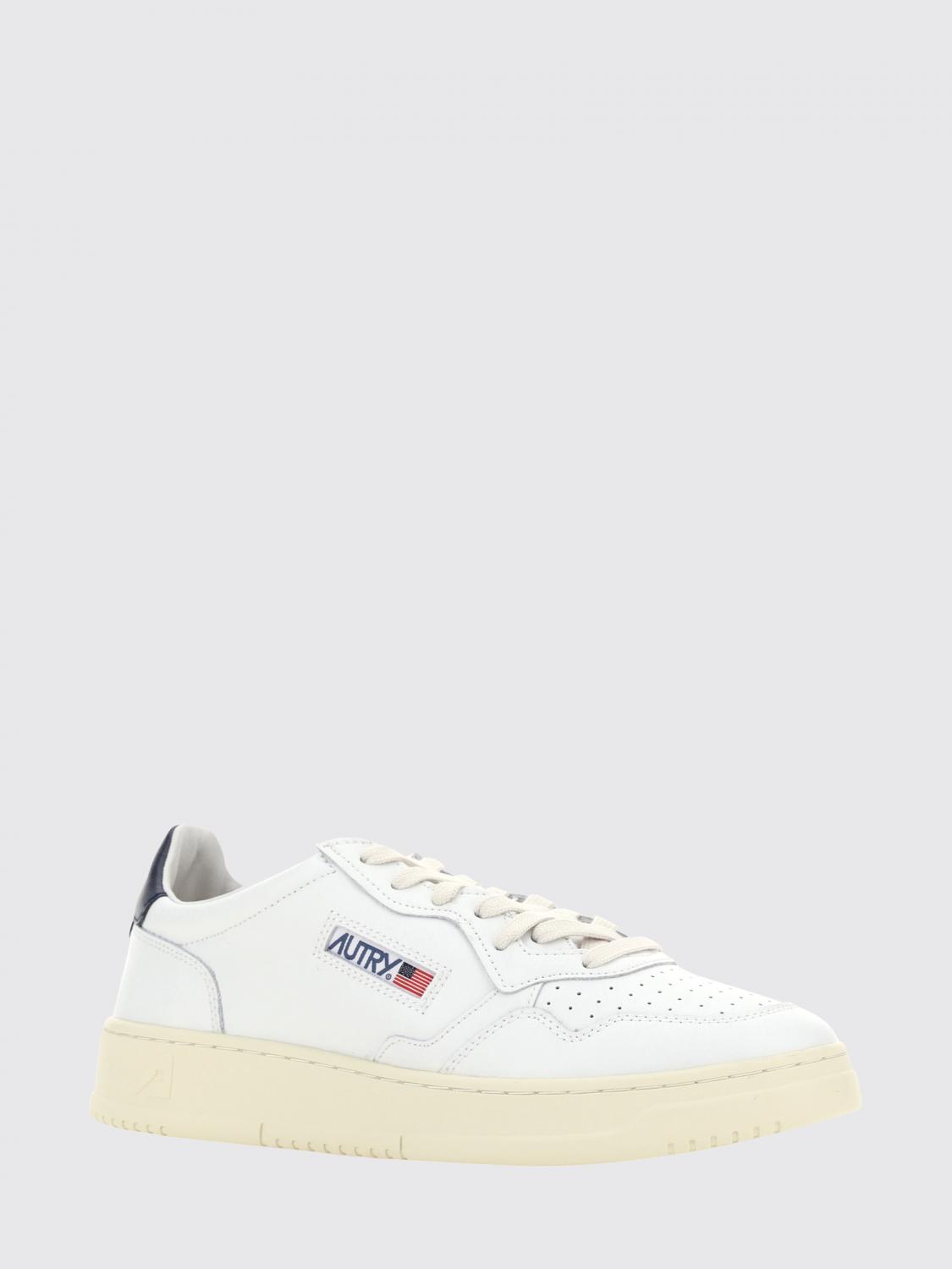 AUTRY BASKETS: Sneakers Medalist Low Autry en cuir, Blanc - Img 2