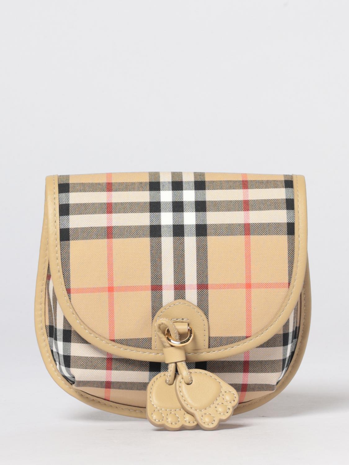 BURBERRY BAG: Bag kids Burberry, Beige - Img 1