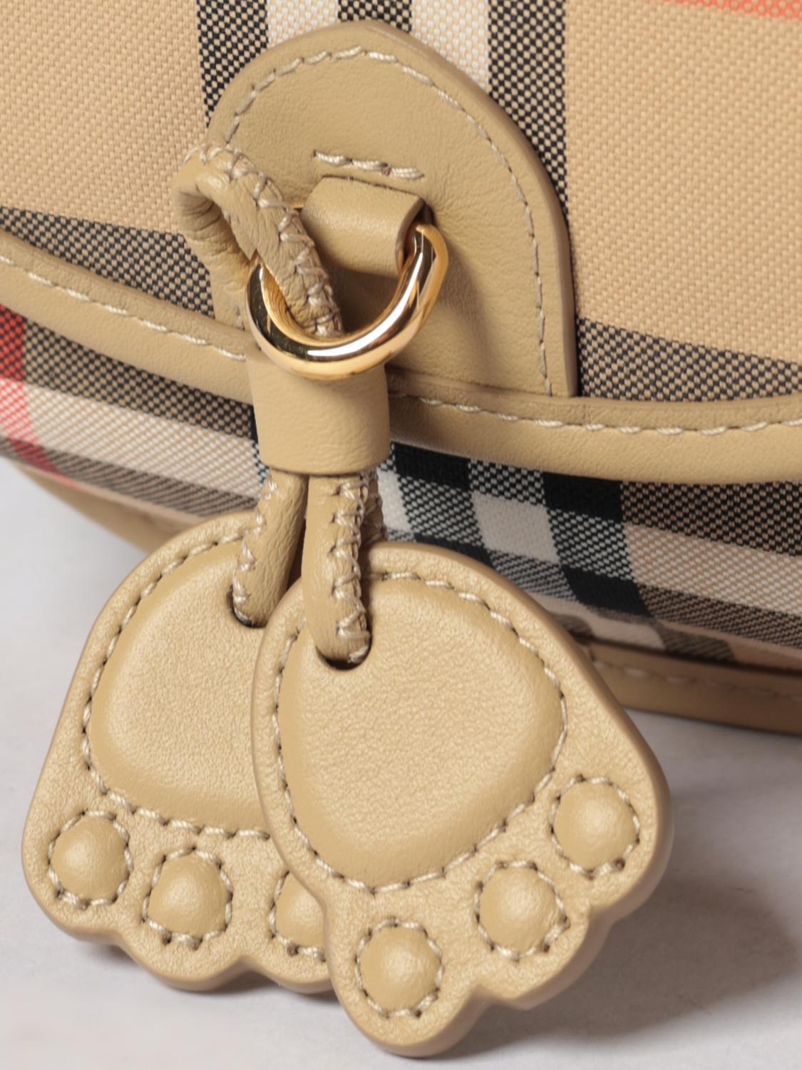 BURBERRY BAG: Bag kids Burberry, Beige - Img 3