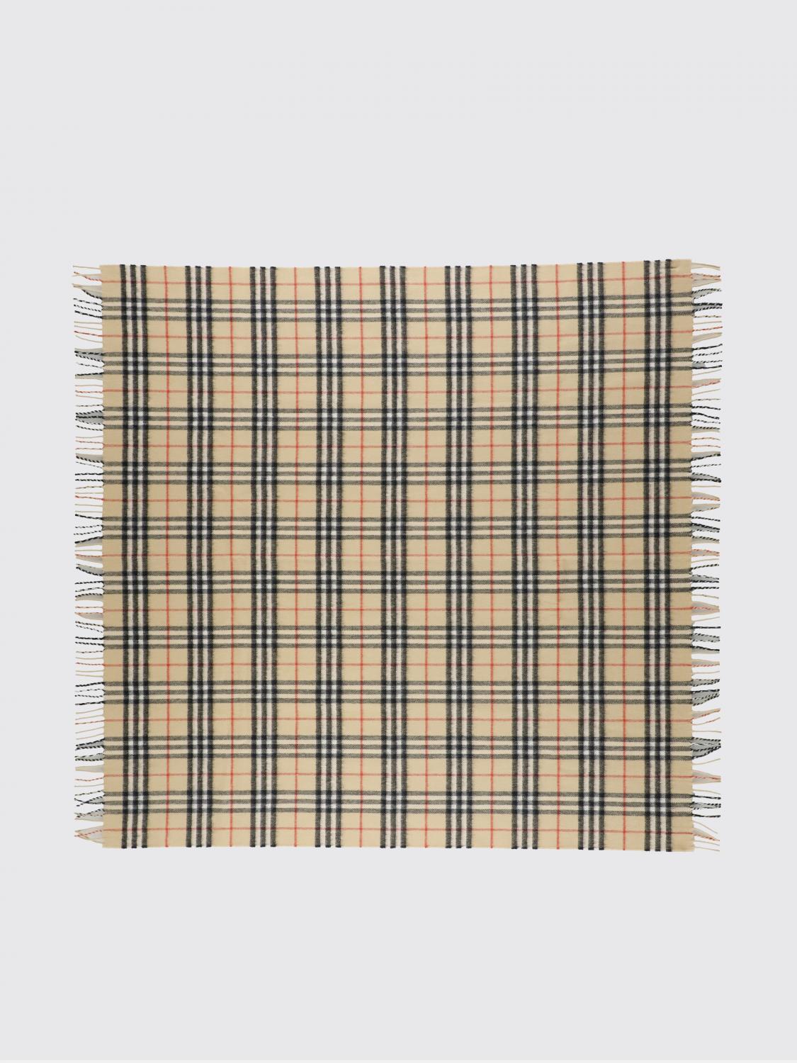 BURBERRY 담요: Bedcovers and blankets lifestyle Burberry, 베이지 - Img 1