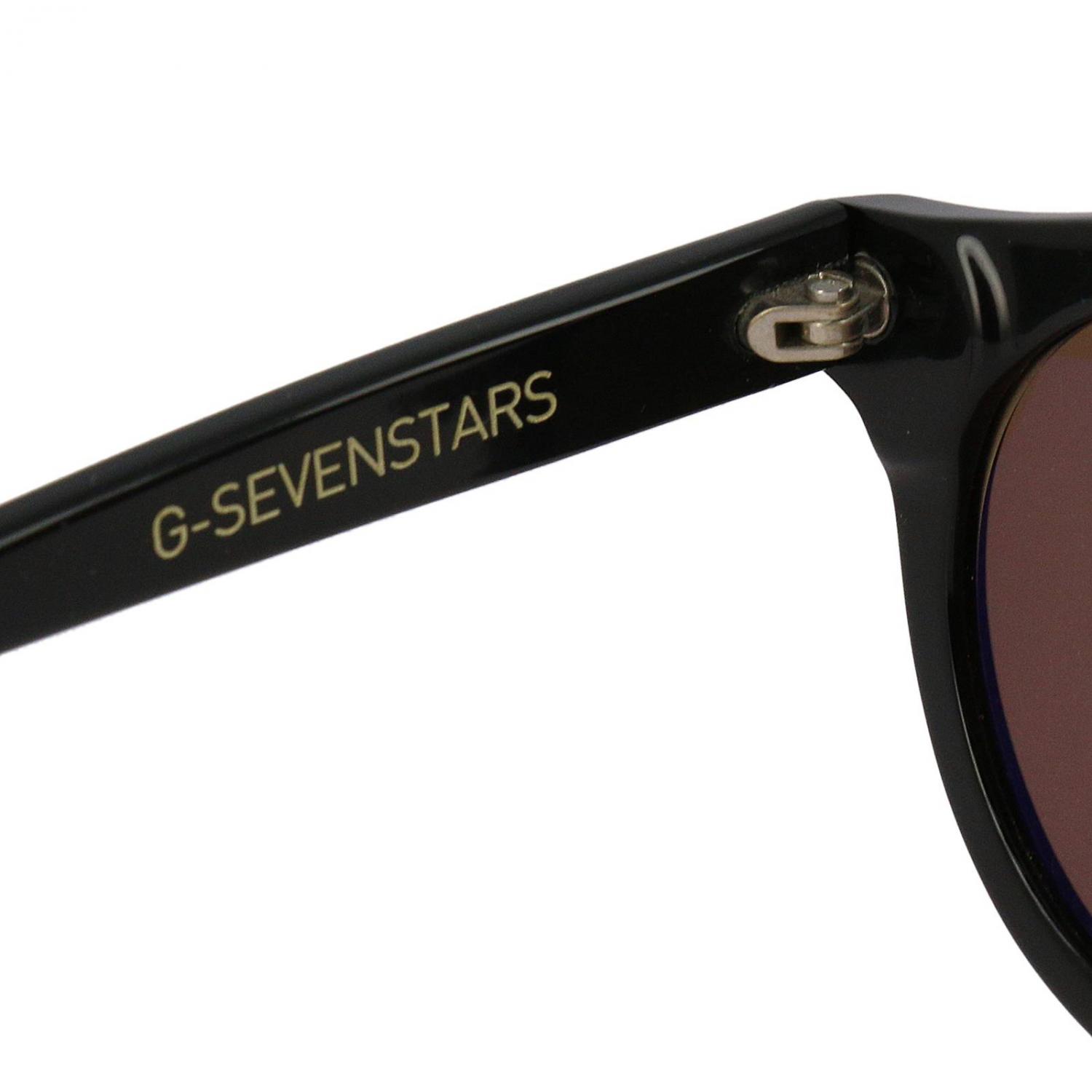 G-SEVENSTARS OCCHIALI DA SOLE: Occhiali da sole Kale-GY in acetato a fantasia, Marrone - Img 3