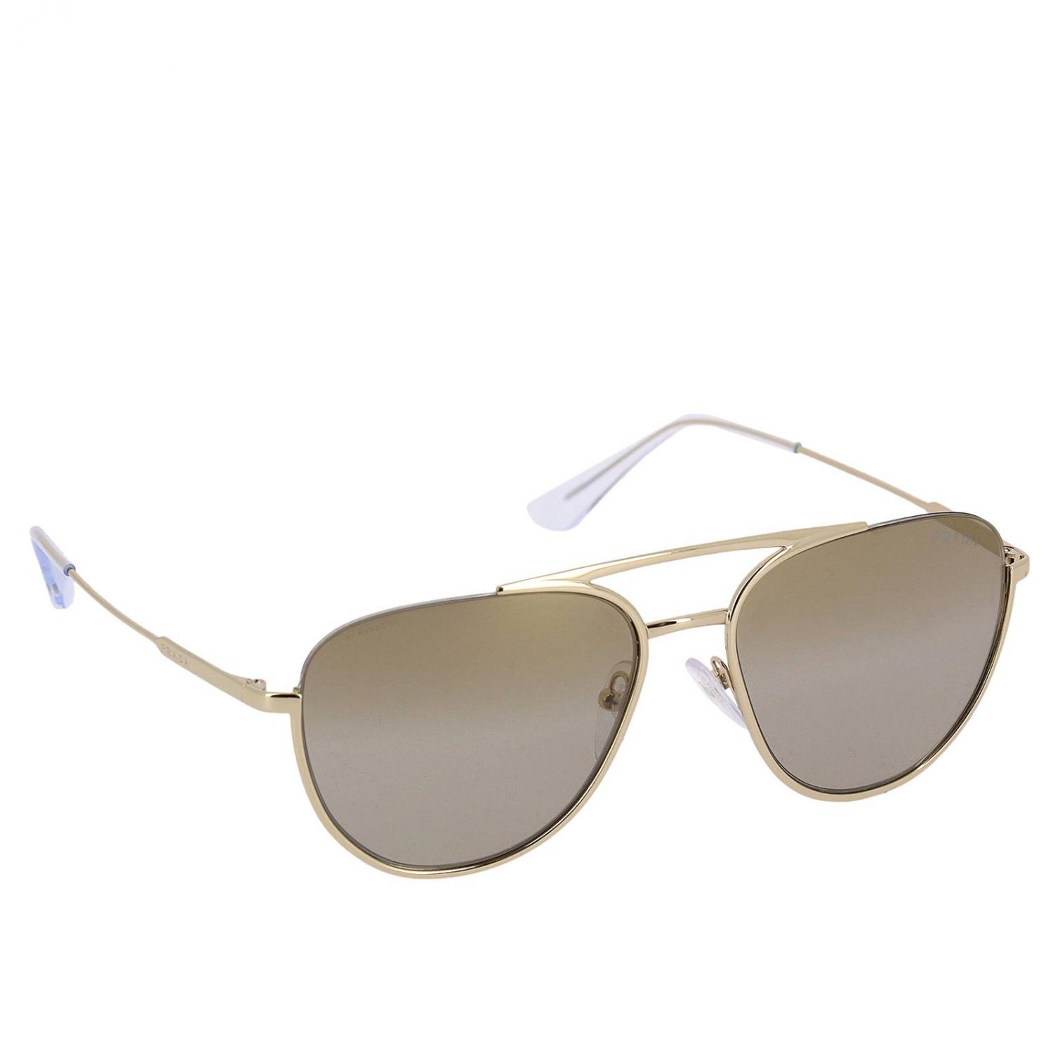 PRADA SUNGLASSES: Sunglasses women Prada, Gold - Img 1