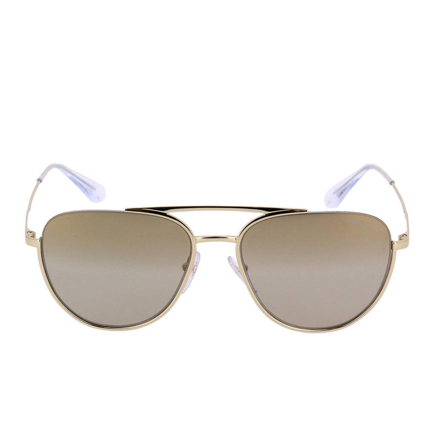 PRADA SUNGLASSES: Sunglasses women Prada, Gold - Img 2