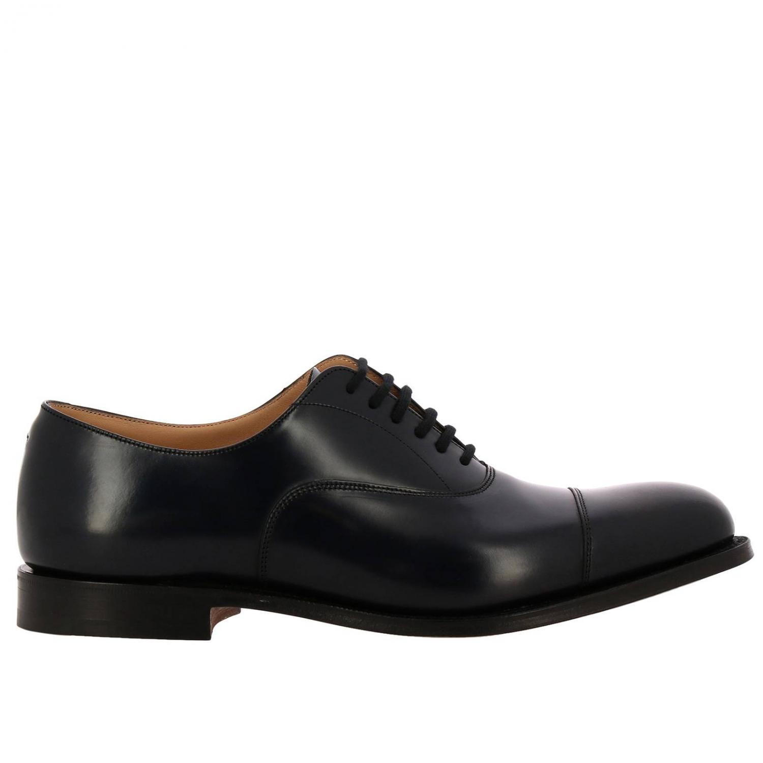 CHURCH'S: Shoes men Blue Church's brogue shoes EEB017 9XV
