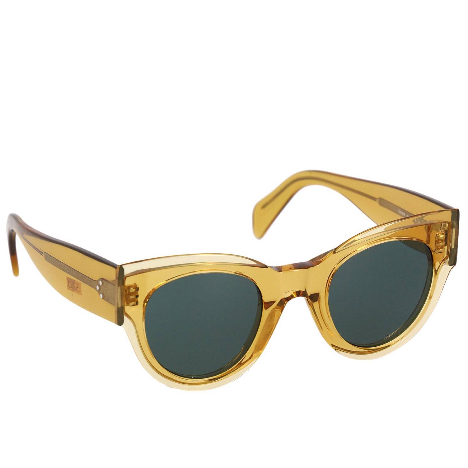 CELINE OCCHIALI DA SOLE: Occhiali da sole cl40008 in acetato, Nero - Img 1