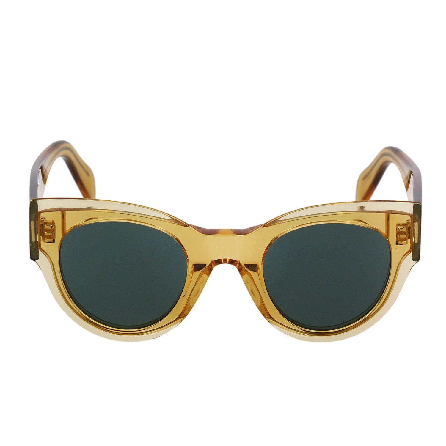 CELINE OCCHIALI DA SOLE: Occhiali da sole cl40008 in acetato, Nero - Img 2