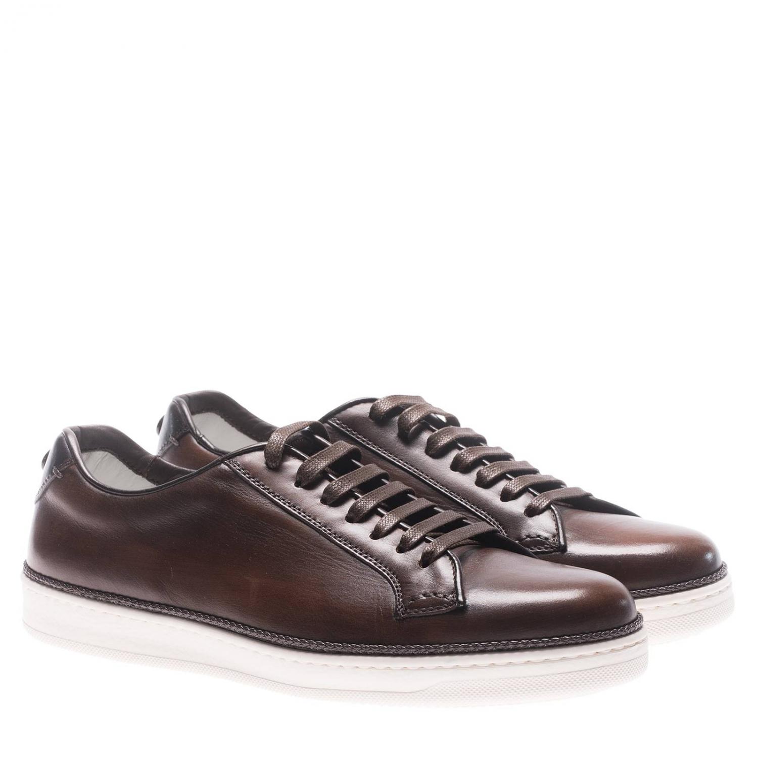 Leather Scarpe Blu Barrett Barrett Scarpe Top