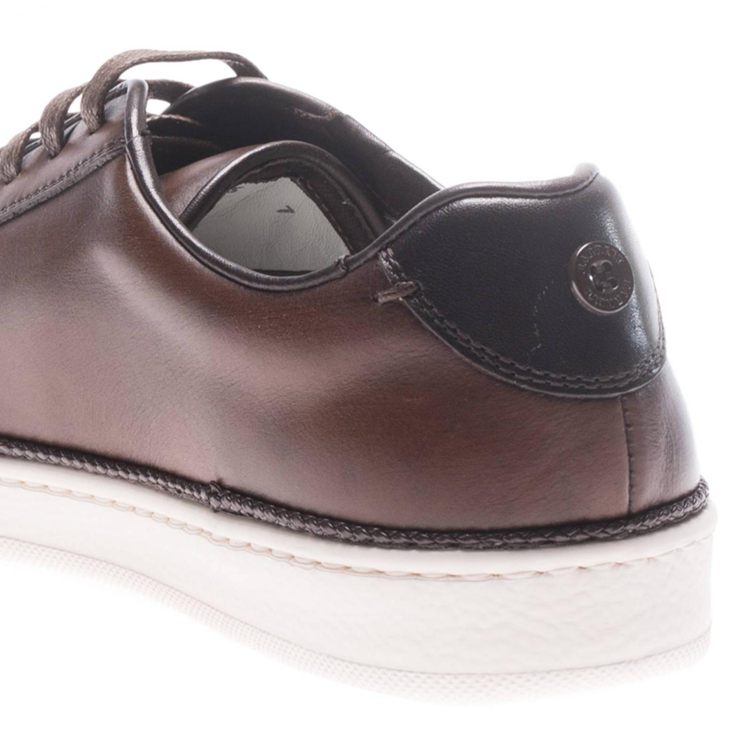 BLU BARRETT SNEAKERS: Shoes men Blu Barrett, Mahogany - Img 4