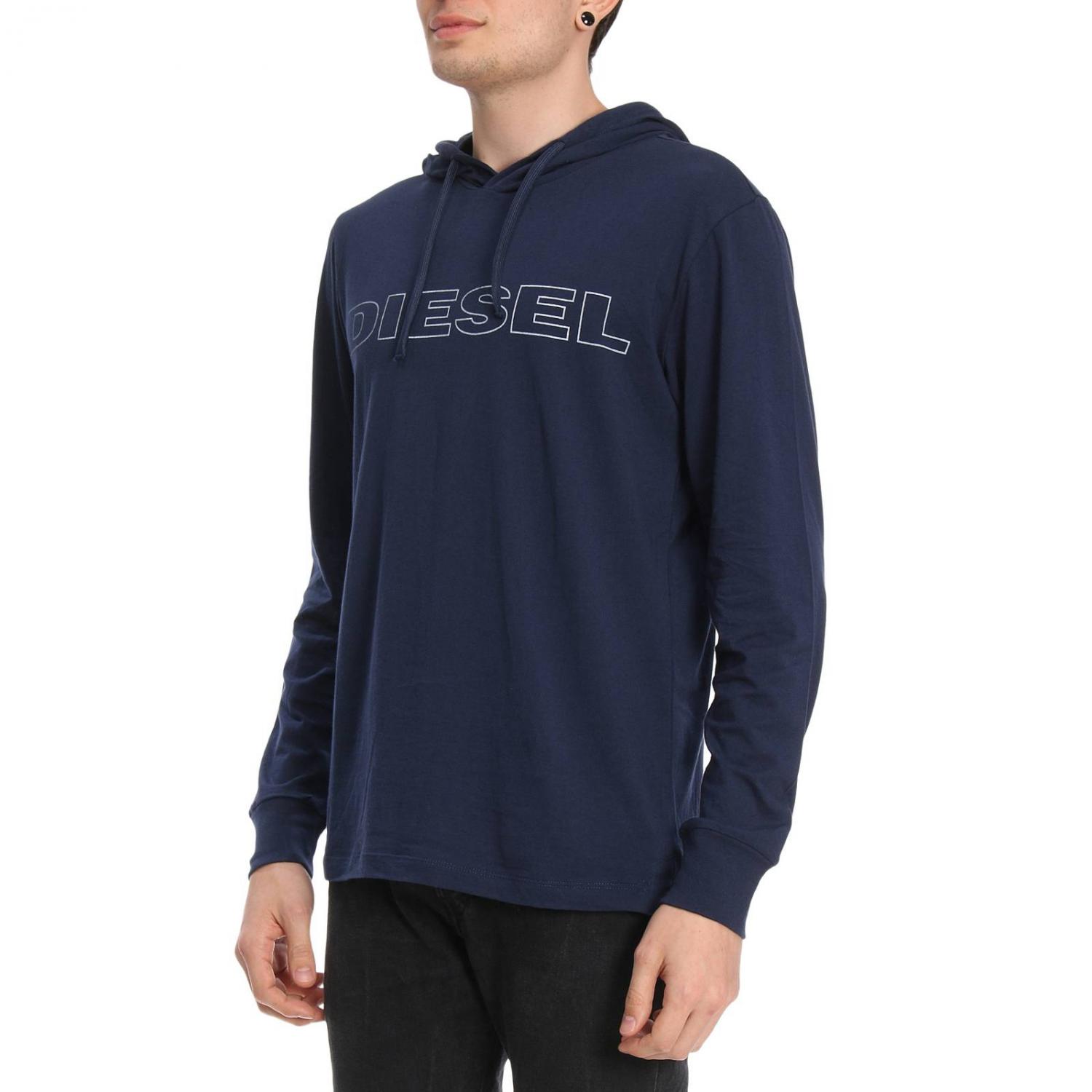 DIESEL CAMISETA: Camiseta hombre Diesel, Azul Marino - Img 2
