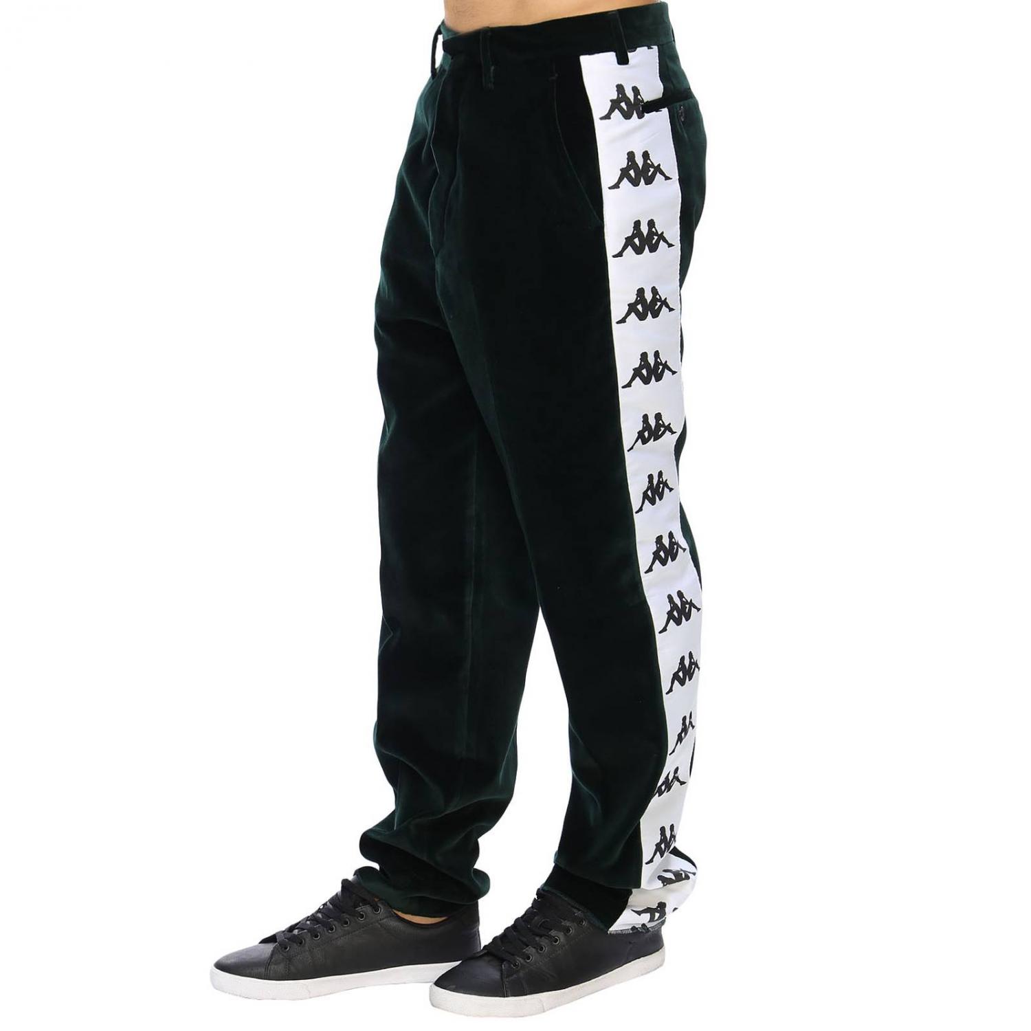 PAURA PANTS: Pants men Danilo Paura X Kappa, Green - Img 2