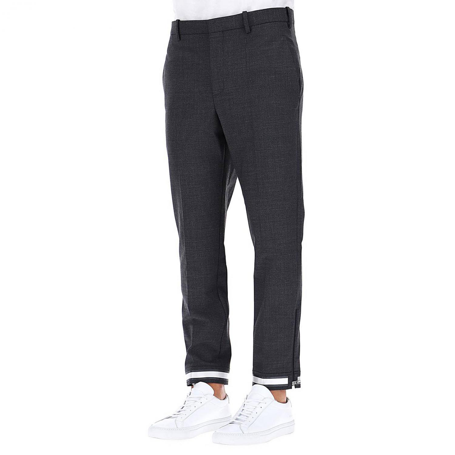 Neil Barrett Pants men - Grey | PBPA528A H033 | GIGLIO.COM