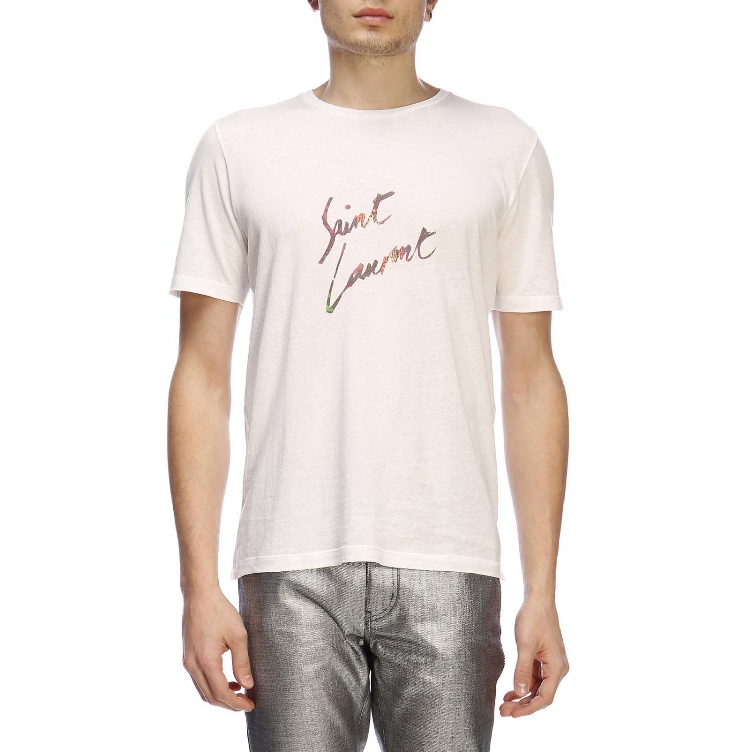 SAINT LAURENT CAMISETA: Camiseta hombre Saint Laurent, Blanco - Img 1