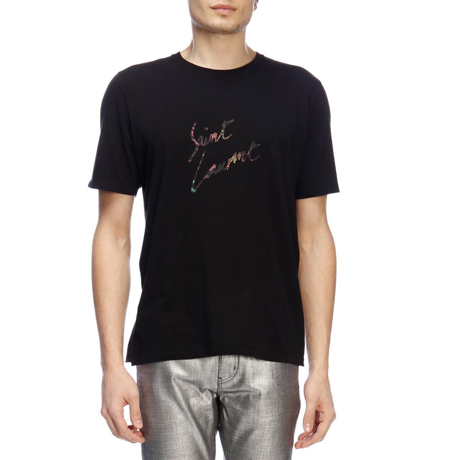 サンローラン SAINT LAURENT 553378 YBCL2 Tシャツ Saint Laurent Tシャツ メンズ - ブラック | 553378 YBCL2 | GIGLIO.COM
